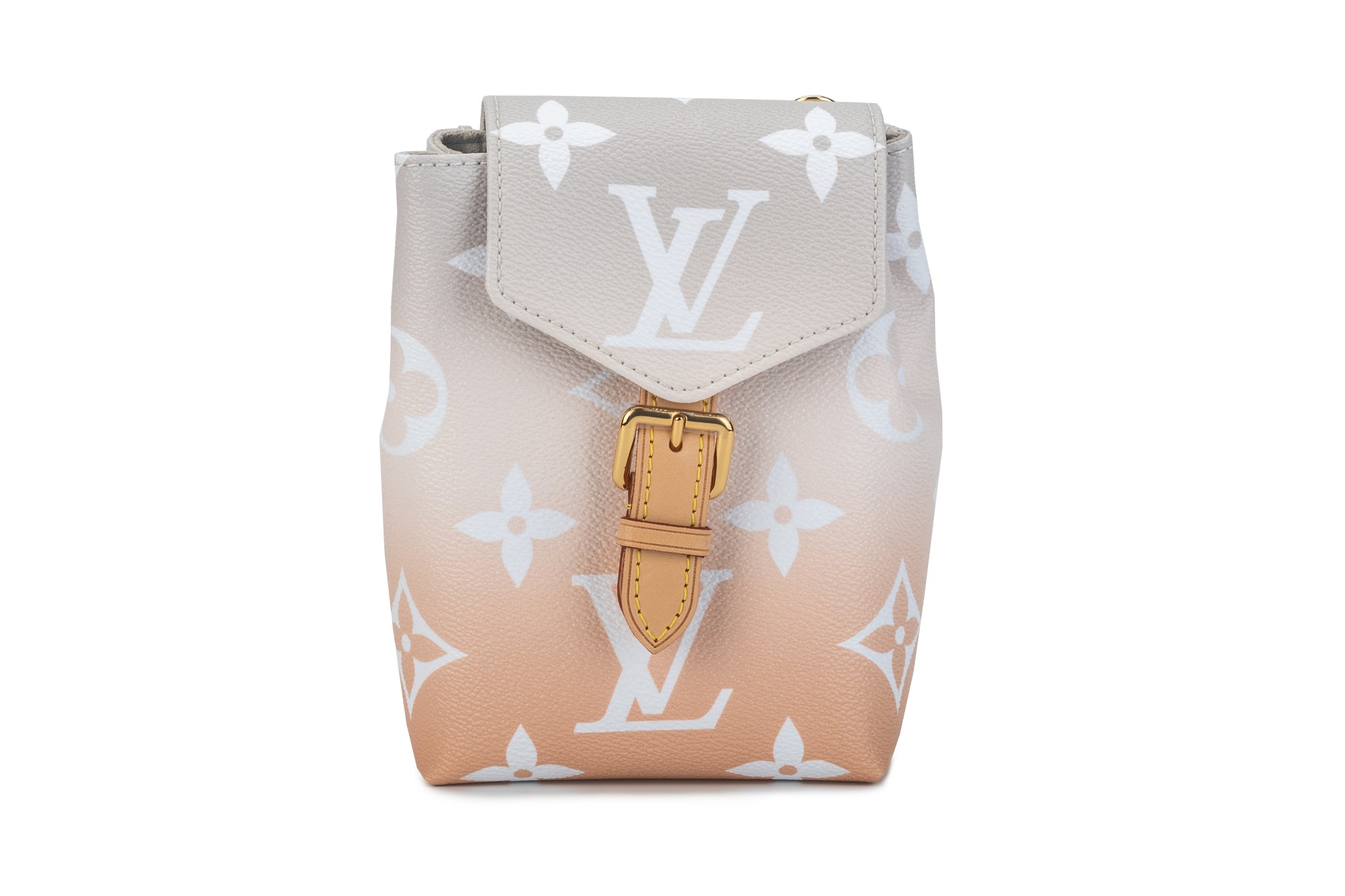 A 1996 Louis Vuitton Backpack with an attached umbrella is up for