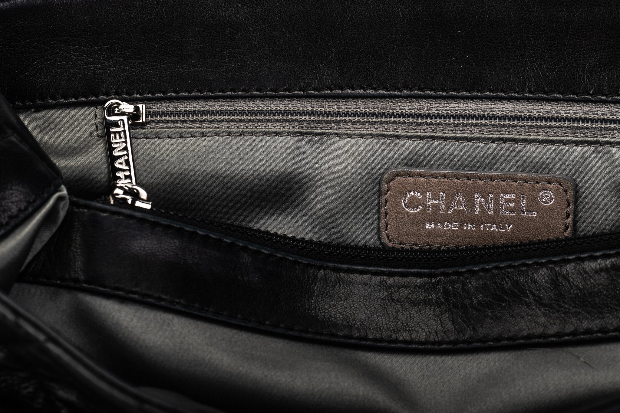 x large chanel bag black