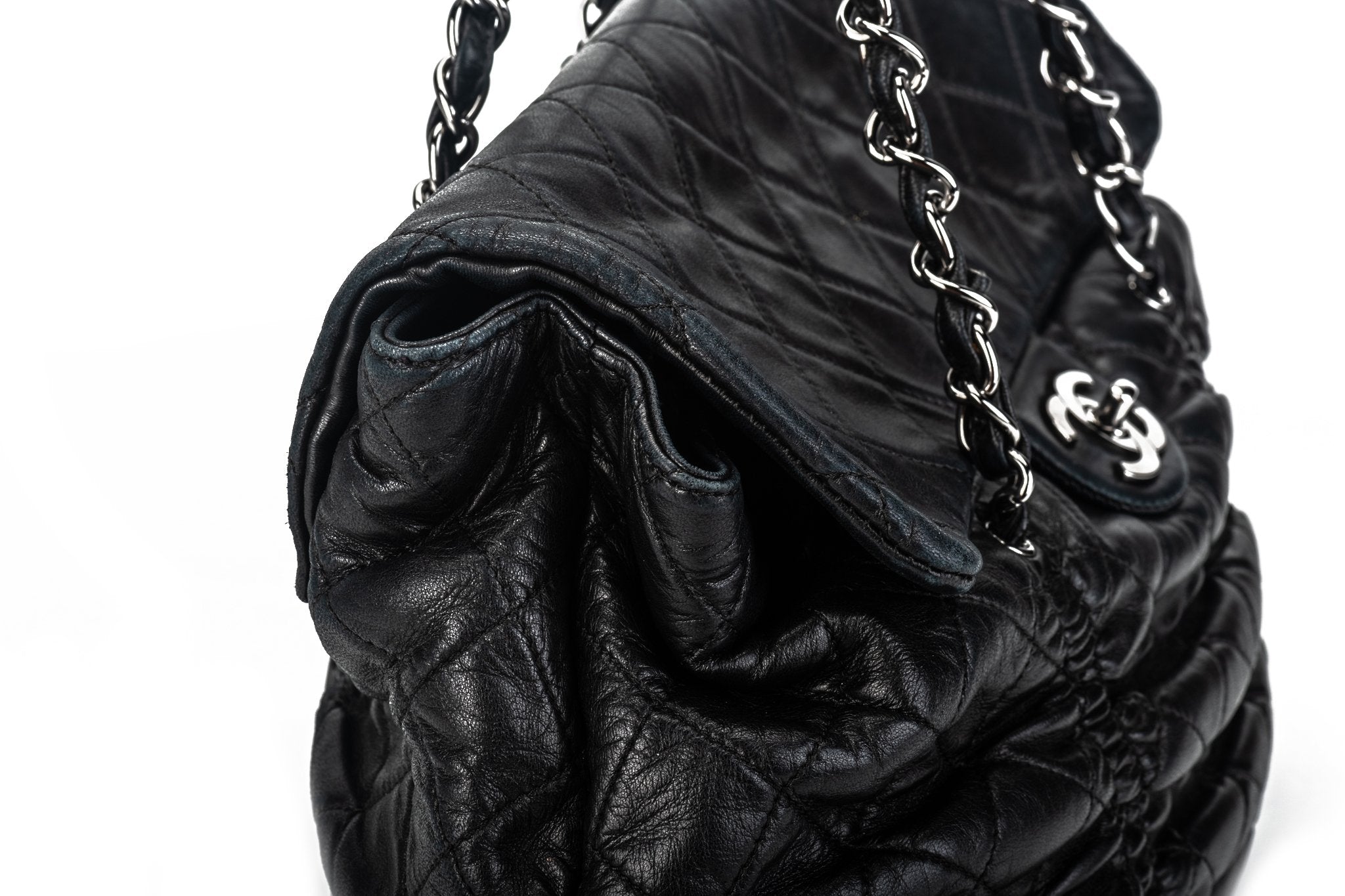 chanel caviar bag large leather