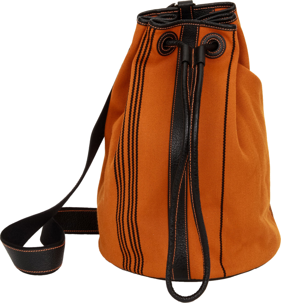 Hermes Unisex Potiron Toile Shoulder Bag