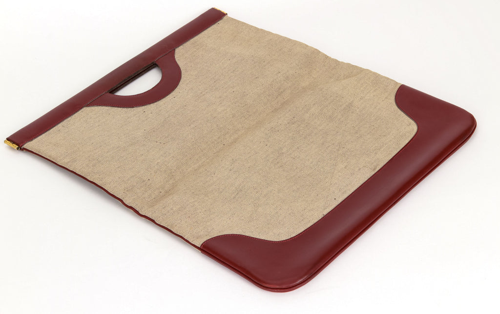 Hermes Oversize Foldable Toile Clutch