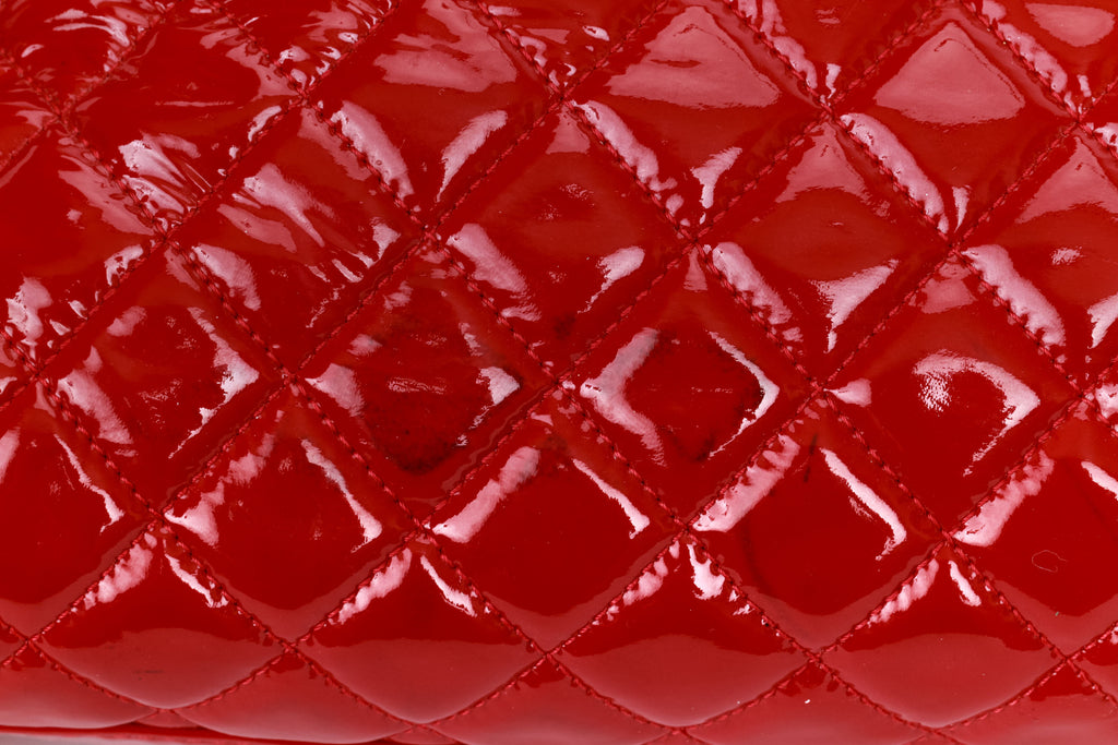 Chanel XXL Red Patent Mademoiselle