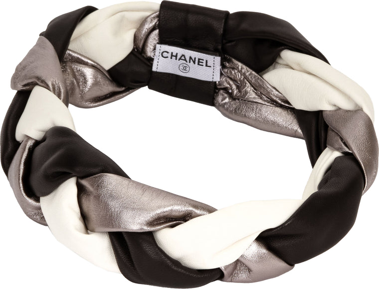 Chanel Braid Leather Vintage Headband