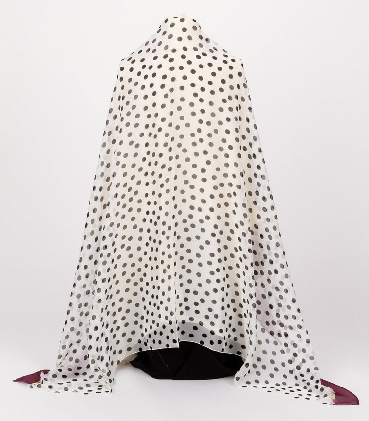Dolce & Gabbana oversize polkadots shawl