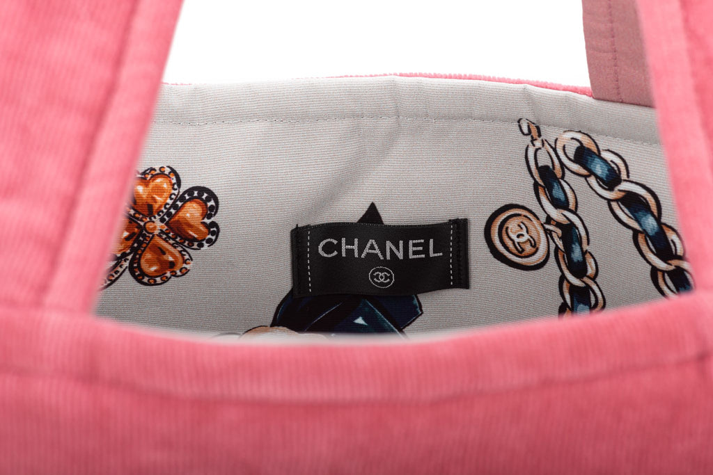Chanel New Pink Beach Set Icons Design