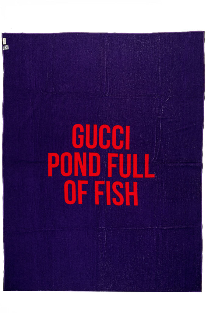 Gucci New Pond Fish Beach Towel