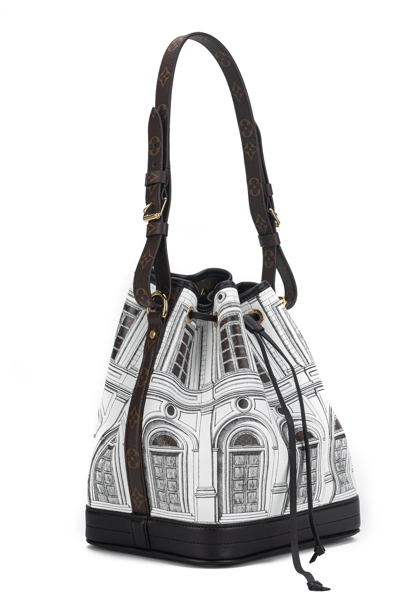 Louis Vuitton x Fornasetti Calfskin Architettura Noe MM Shoulder Bag, Louis  Vuitton Handbags