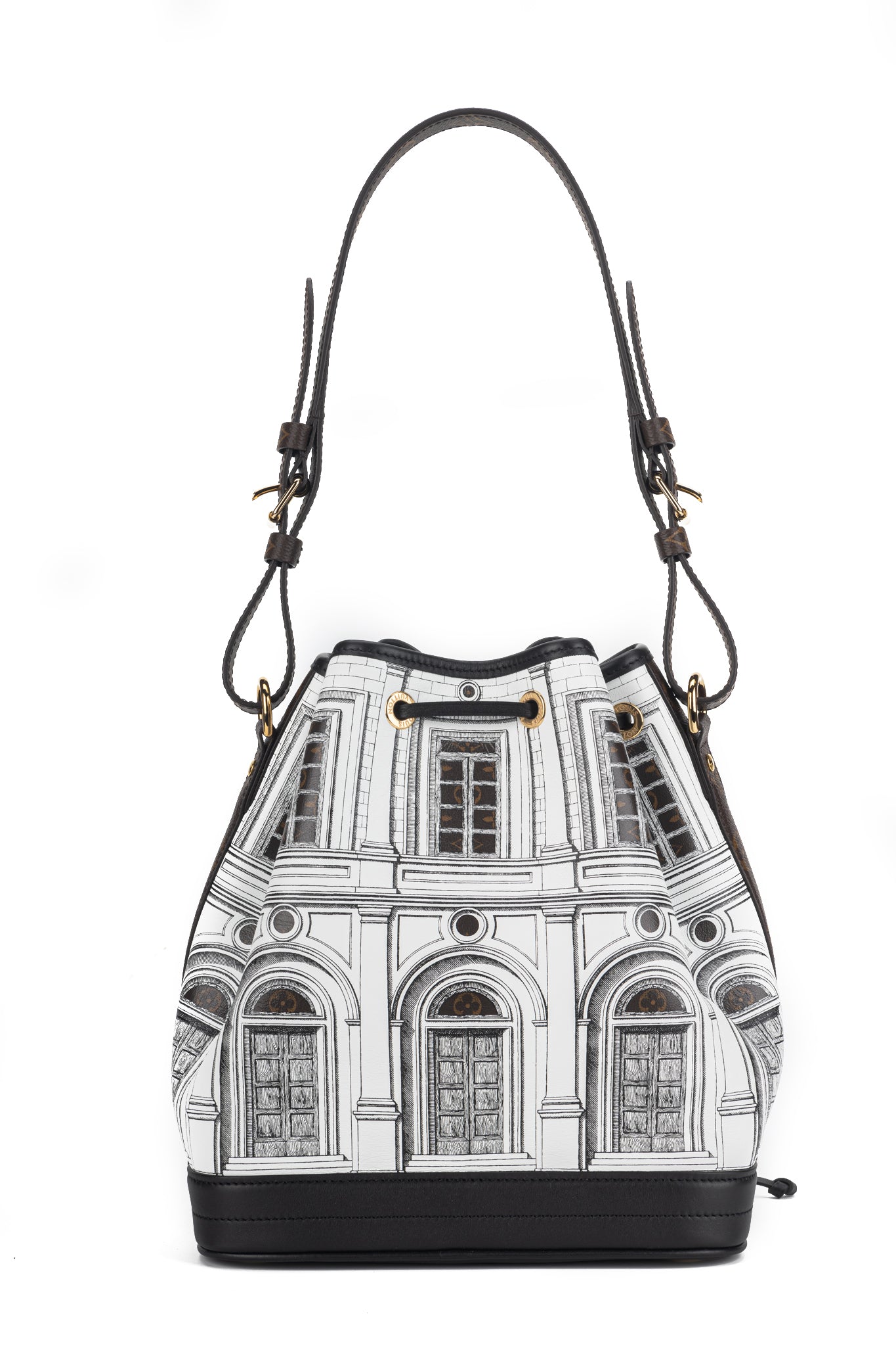 Louis Vuitton x Fornasetti pre-owned Noé MM Architettura Bucket
