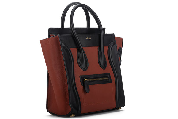 Celine New Bicolor Micro Luggage Bag - Vintage Lux