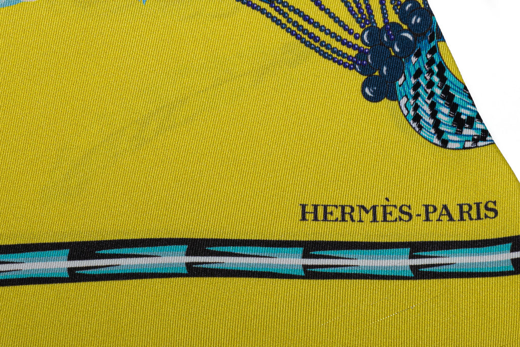 Hermès Box Lime Brazil Maxi Twilly
