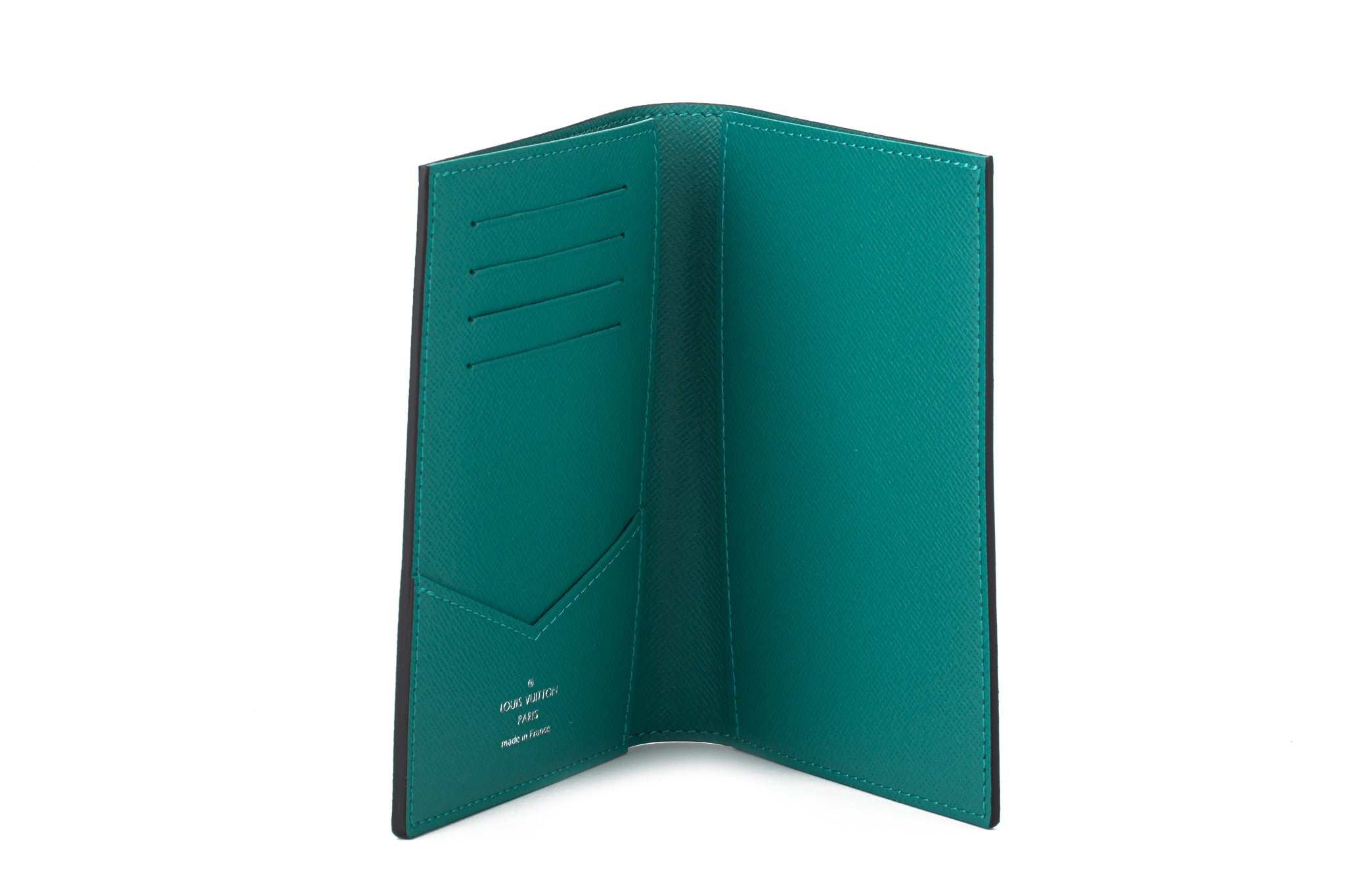 Louis Vuitton Pocket Organizer Monogram  Taiga Pine Green in