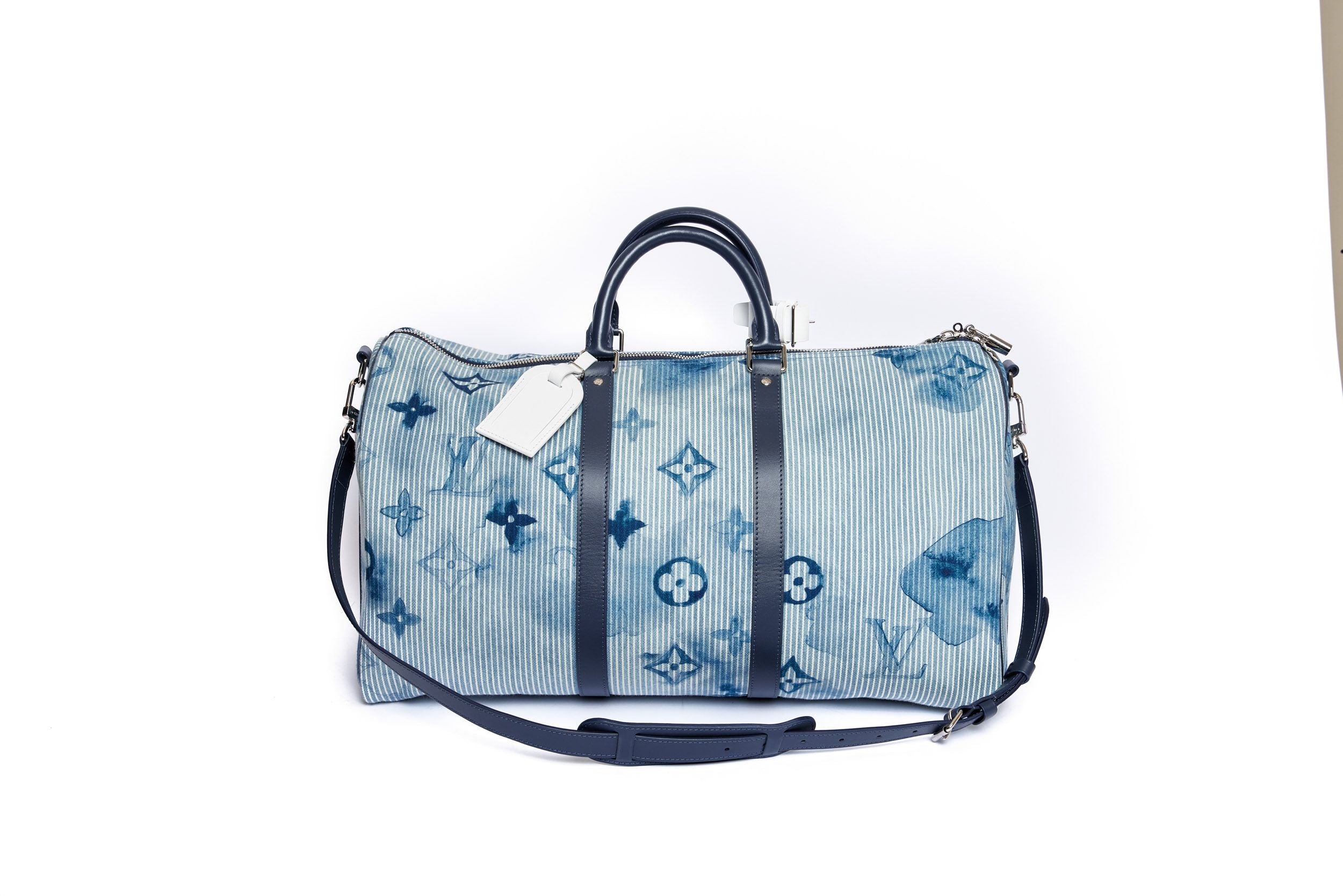 LOUIS VUITTON Monogram Watercolor Keepall Bandouliere 50 Hickory