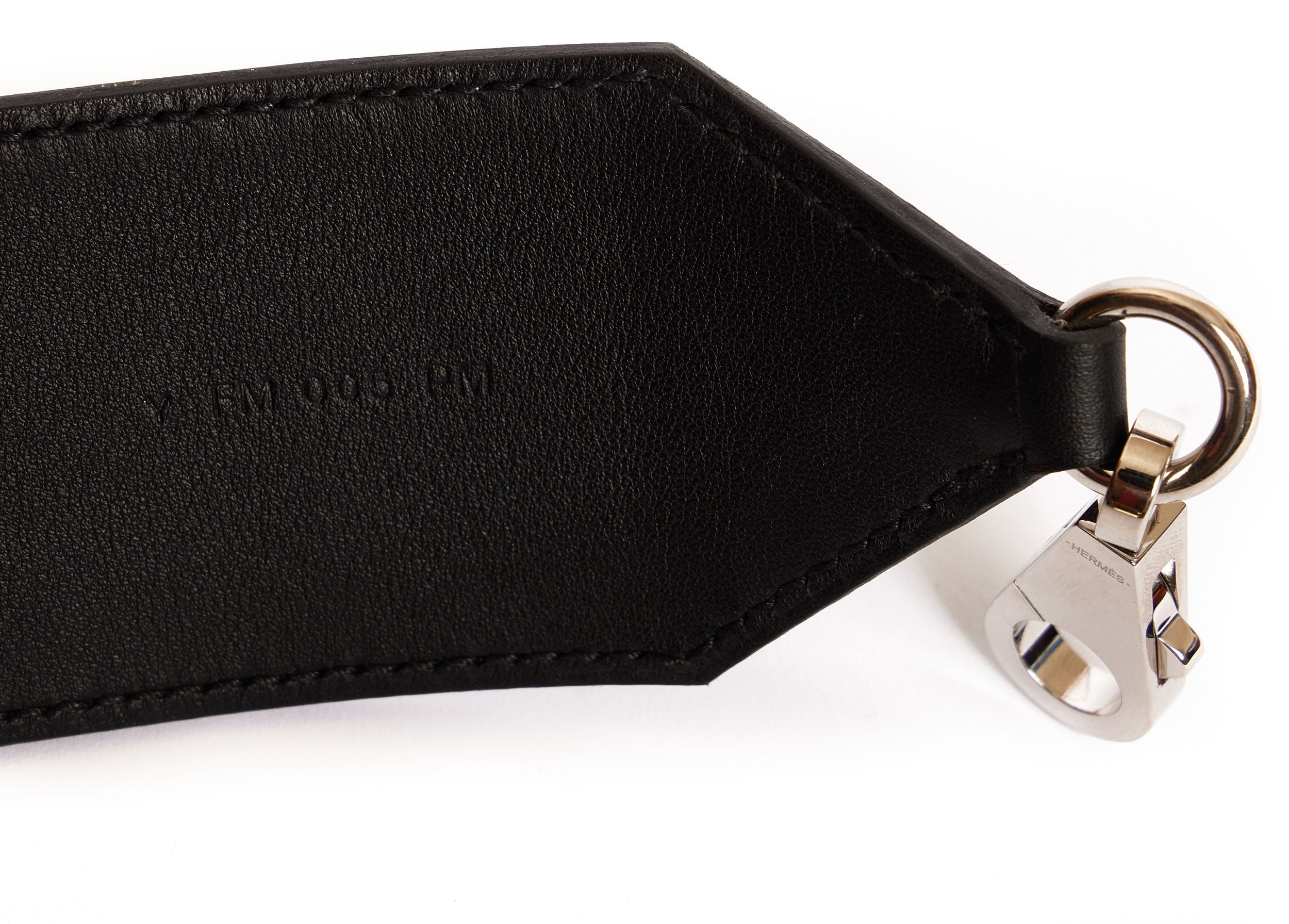 Hermes Black Bandouliere Kelly Pocket - Vintage Lux