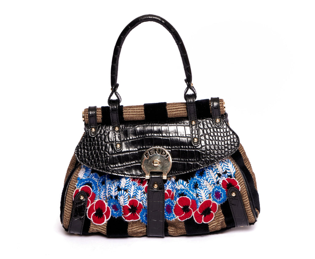 Fendi Embroidered Bag Limited Edition