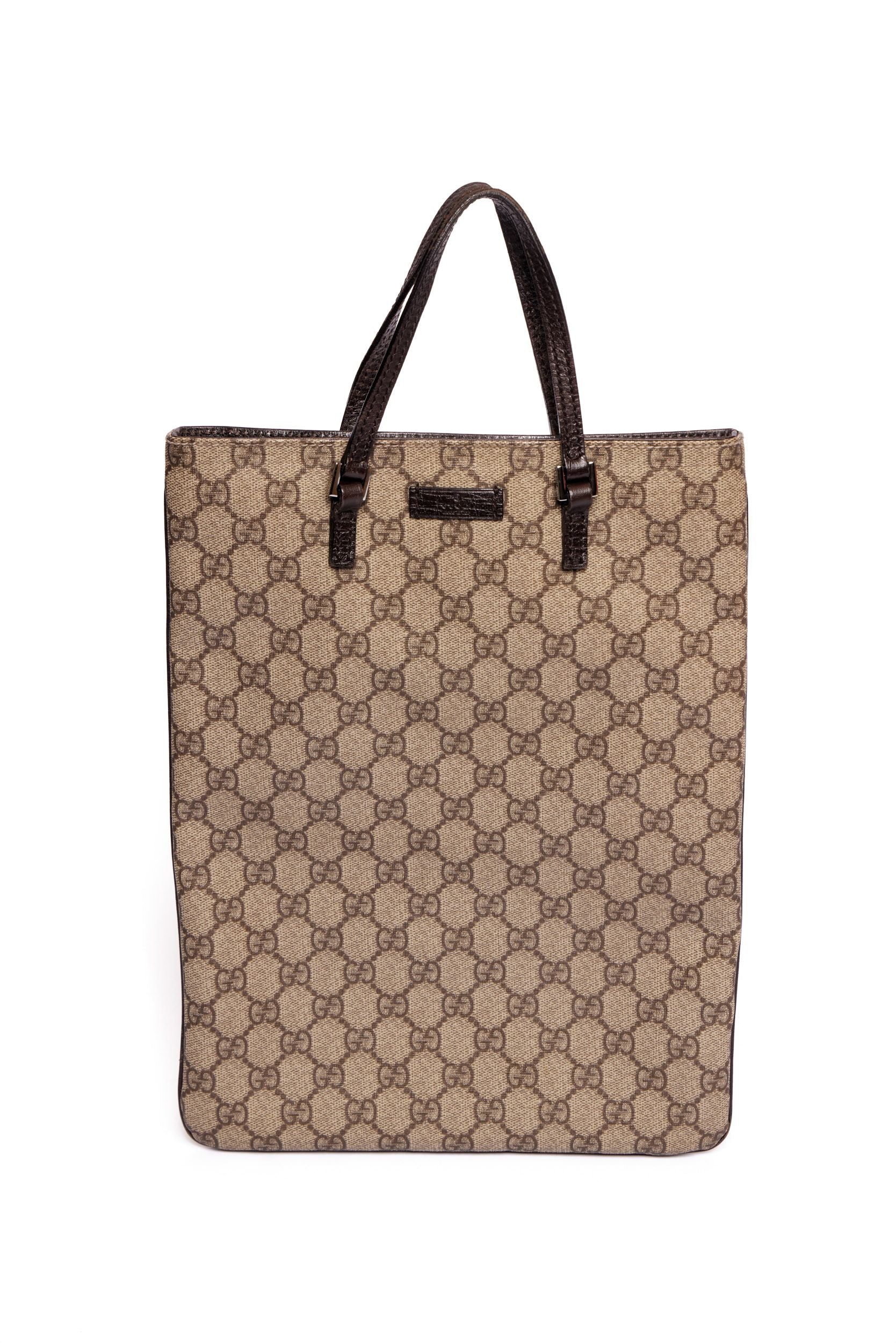 Gucci Monogram Satchel Bag