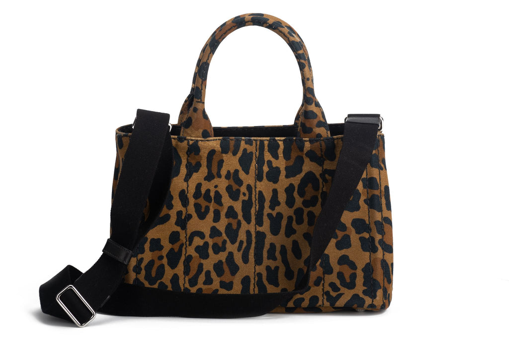 Prada Cheetah Print 2 Way Handbag