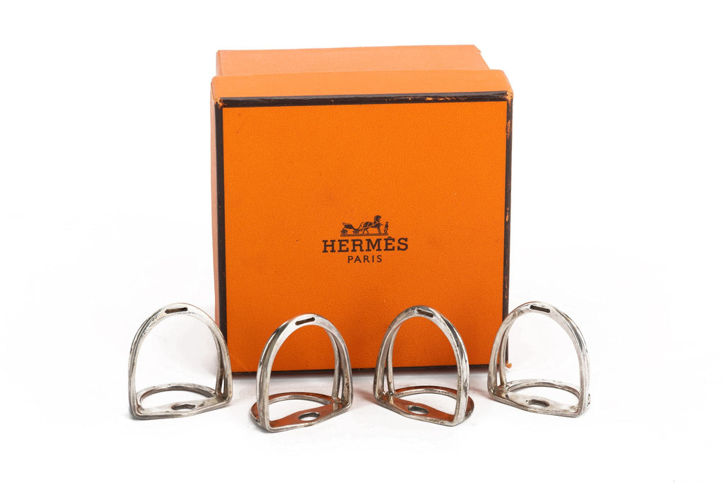 Hermès 4 Sterling Silver Place Holders