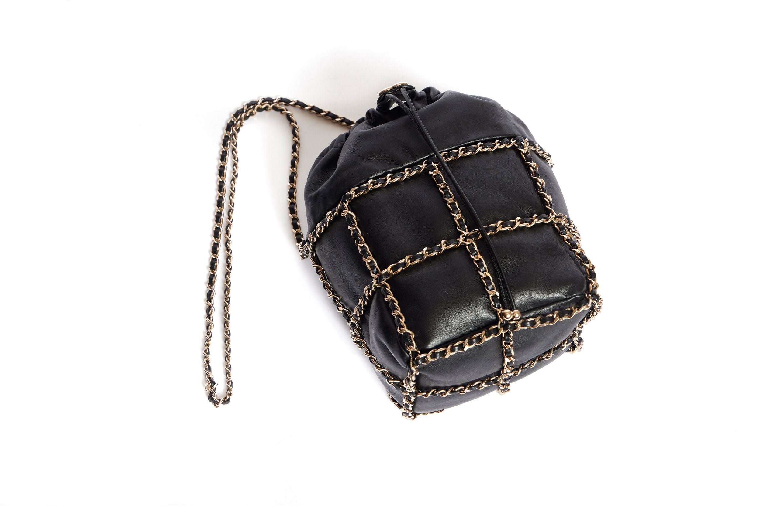 Chanel Bag Chain Shoulder White Gold Metal Fittings Semi-shoulder Matelasse  Fringe Tassel Ladies' Auction