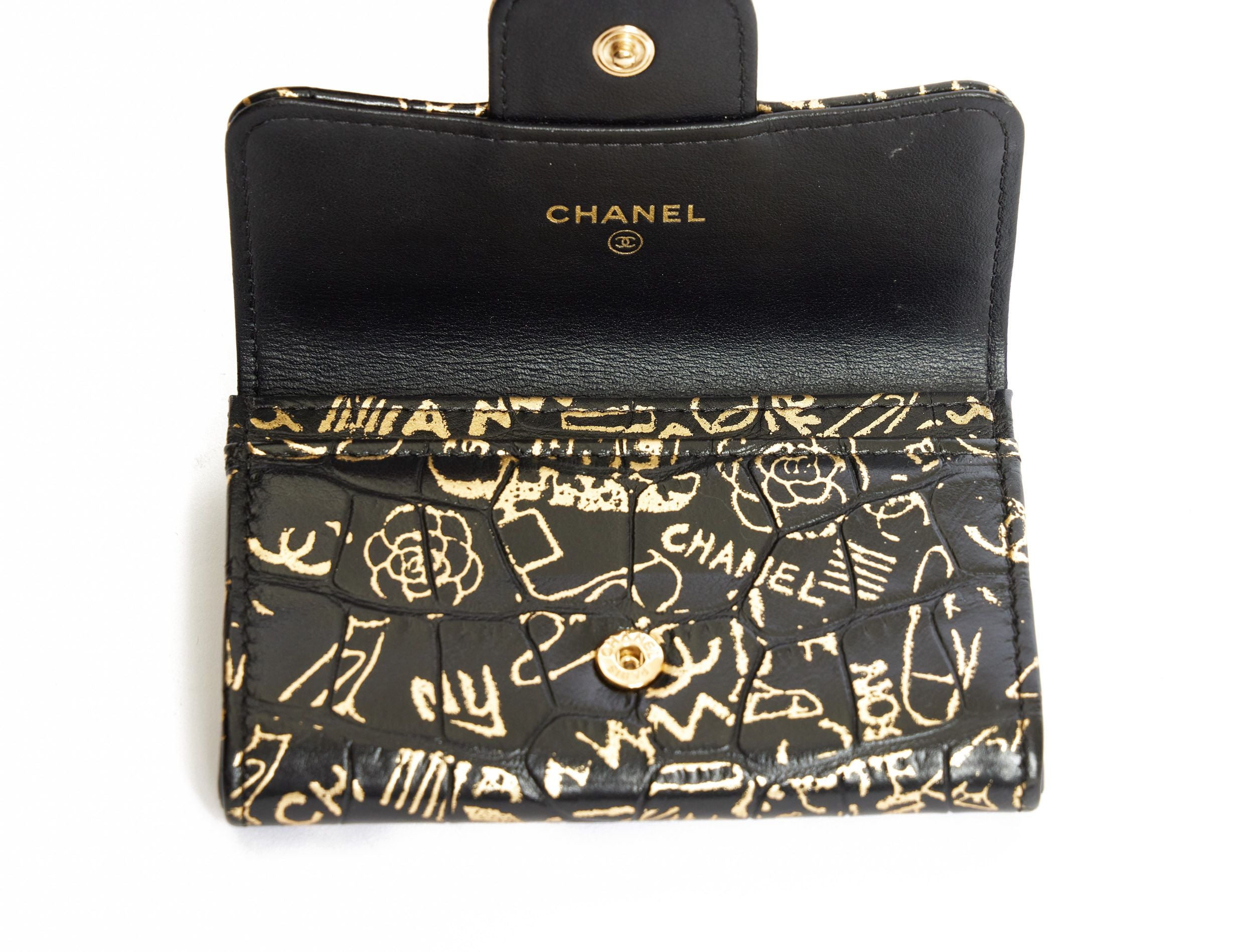 Chanel Credit Card Case Graffiti - Vintage Lux