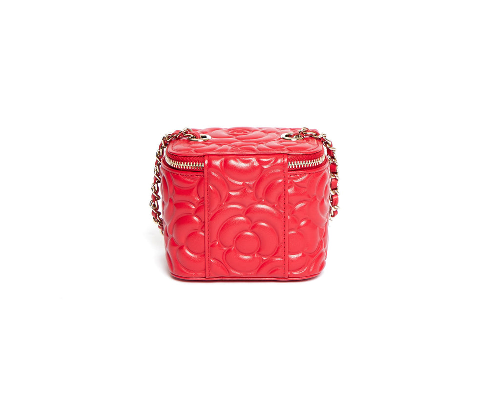Chanel Mini Vanity Camellia Bag Red BN