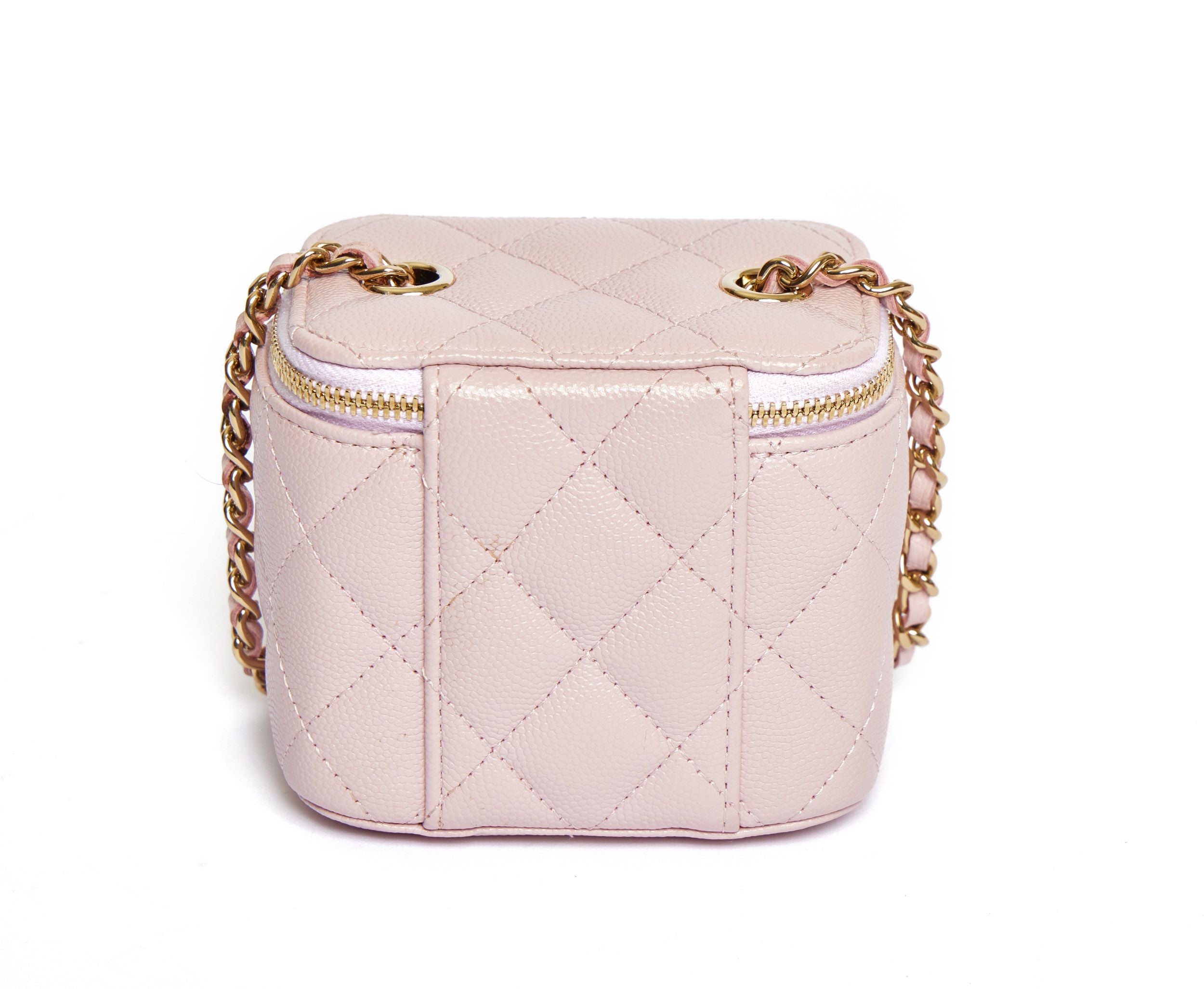 Chanel Lavender Lambskin Vanity Bag with Chain, myGemma