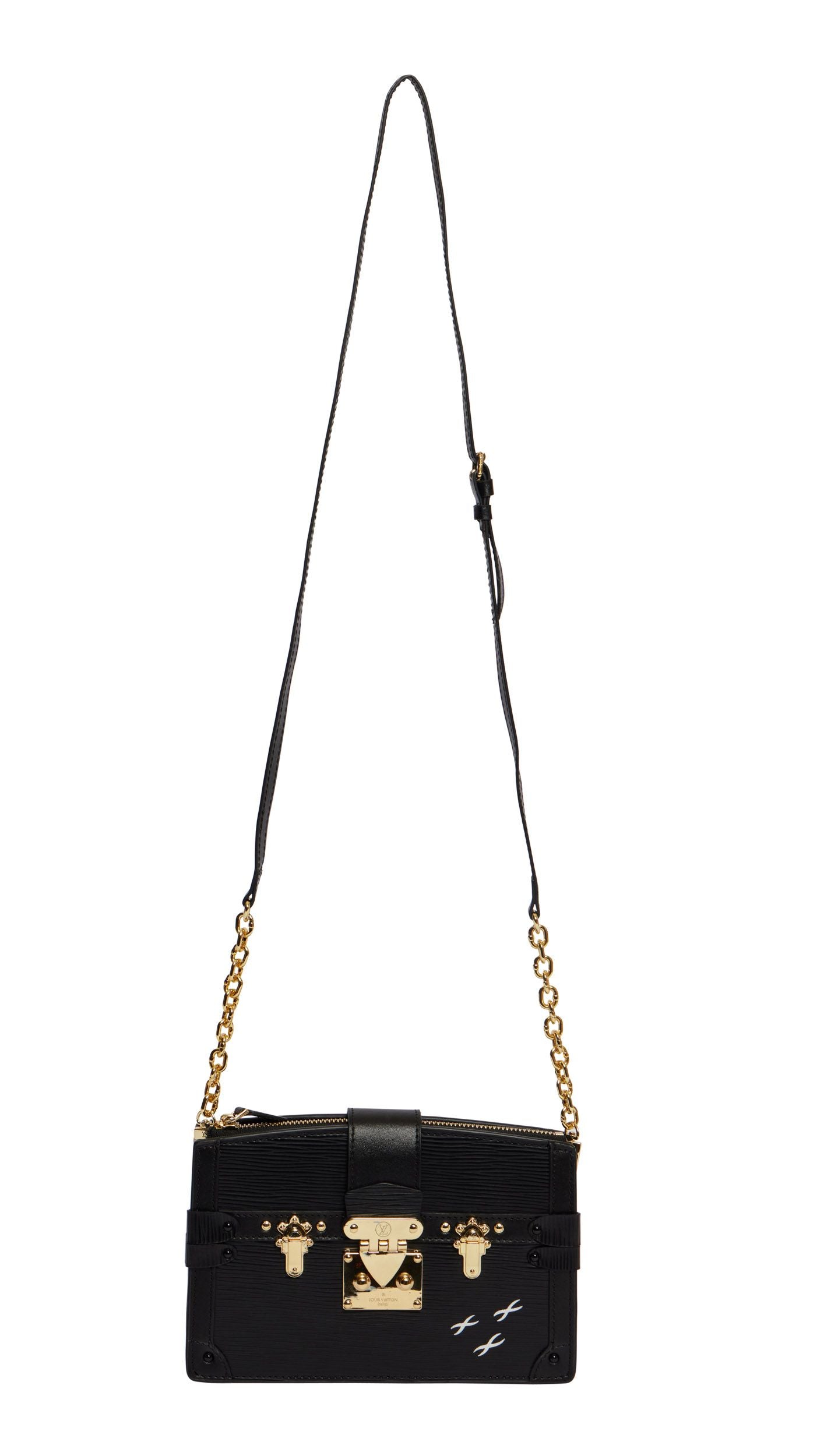 Louis Vuitton Black Epi Petit Bag - Vintage Lux