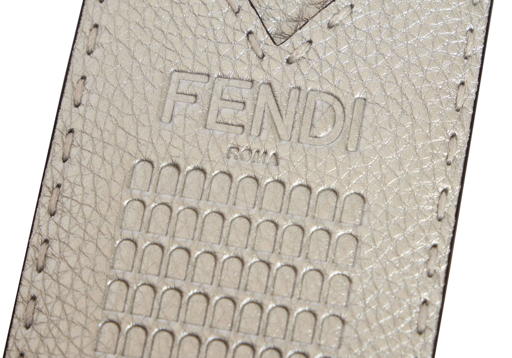 Fendi Silver Card Holder 90 Anniversary