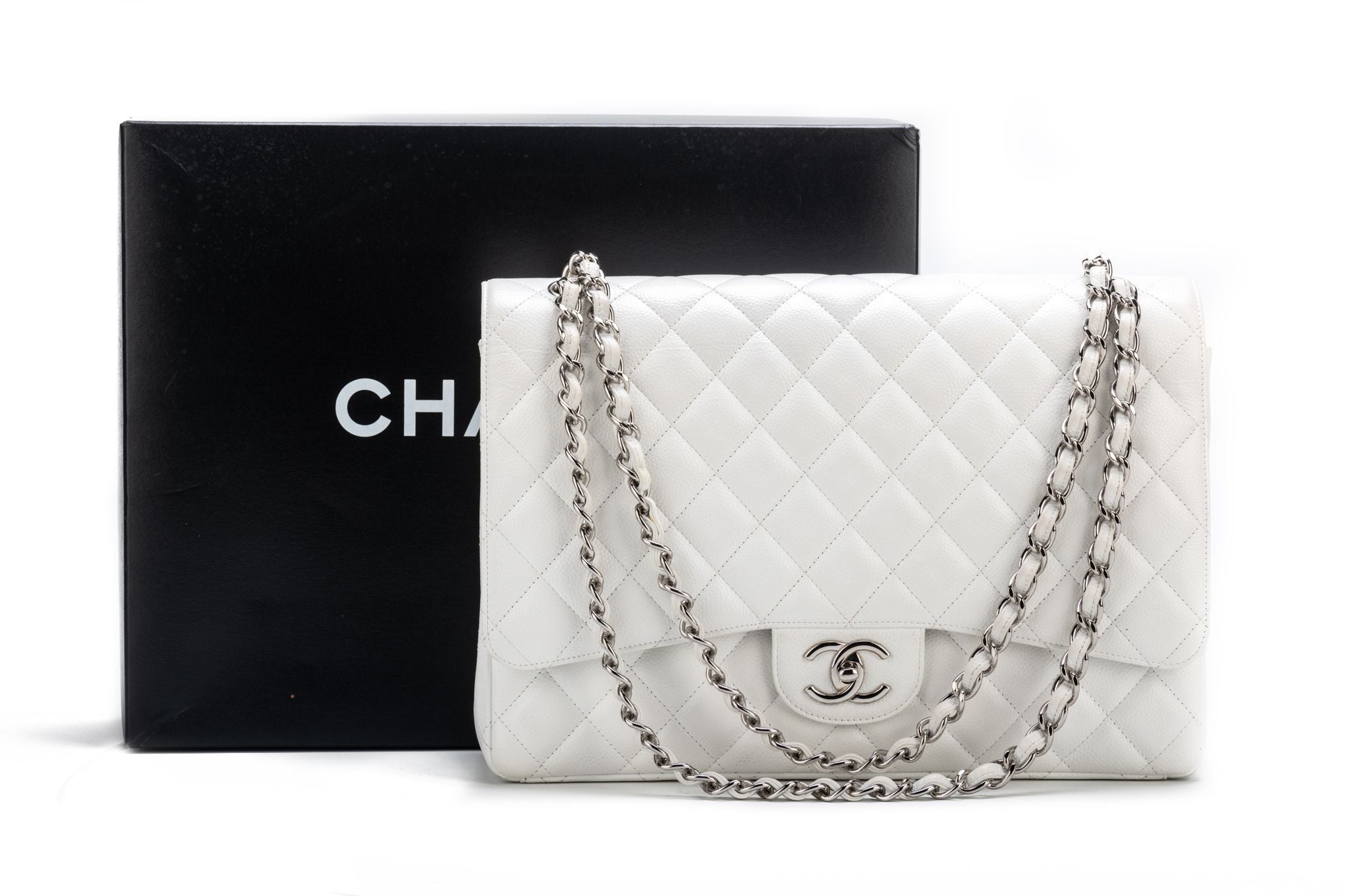 Chanel Caviar Maxi Coco Top Handle Bag — LSC INC