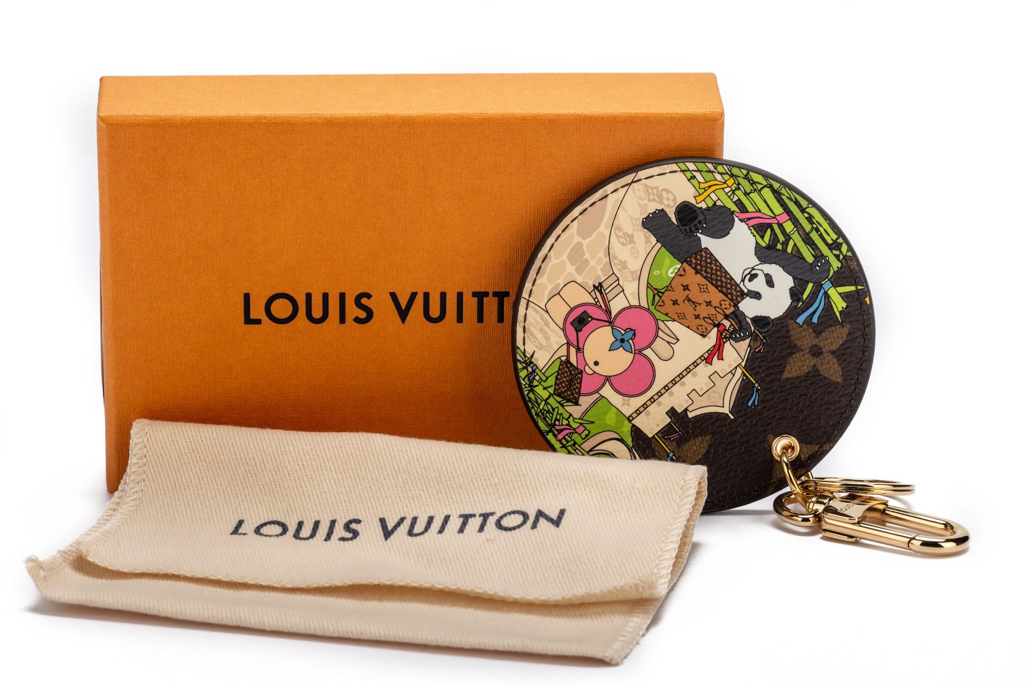 NIB NEW Louis Vuitton Reverse Monogram LV Logo Card Case BOX POUCH