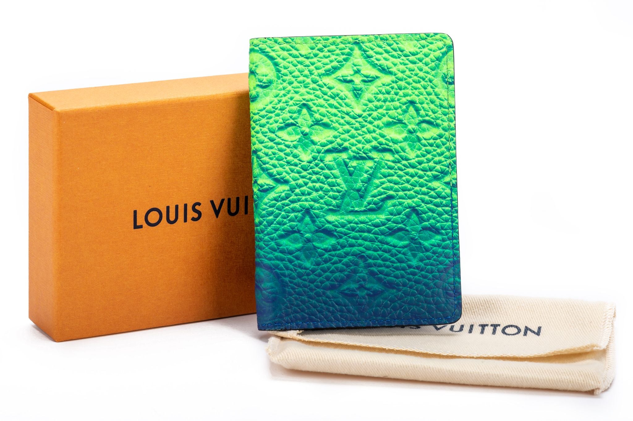 Louis Vuitton Virgil Abloh Green And Blue Monogram Illusion