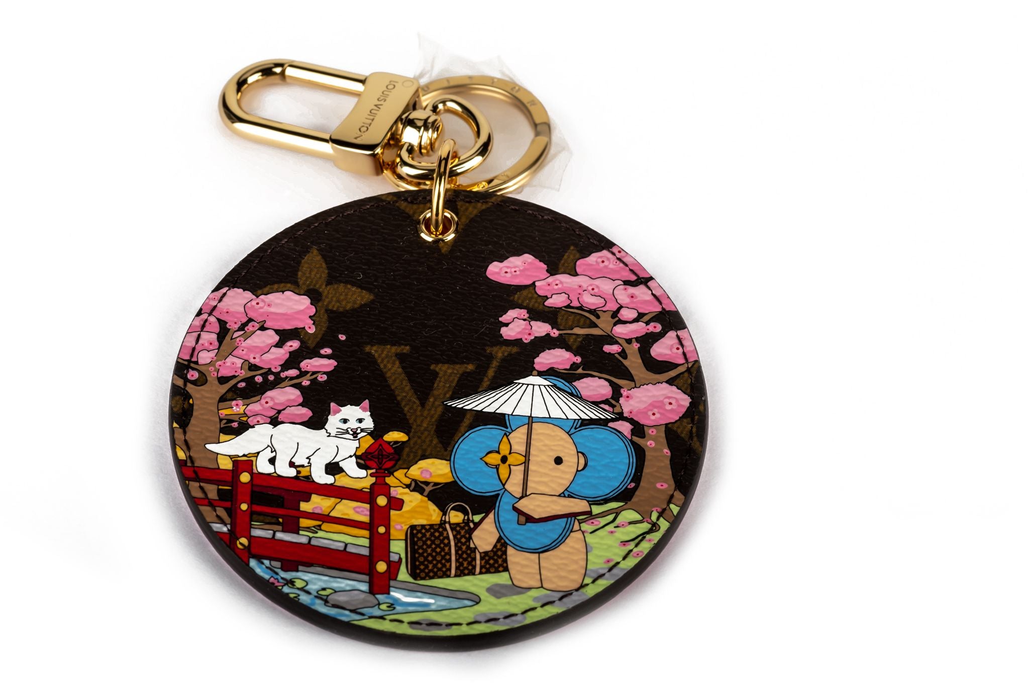 LV Japanese Garden Bag Charm Key Ring - Vintage Lux