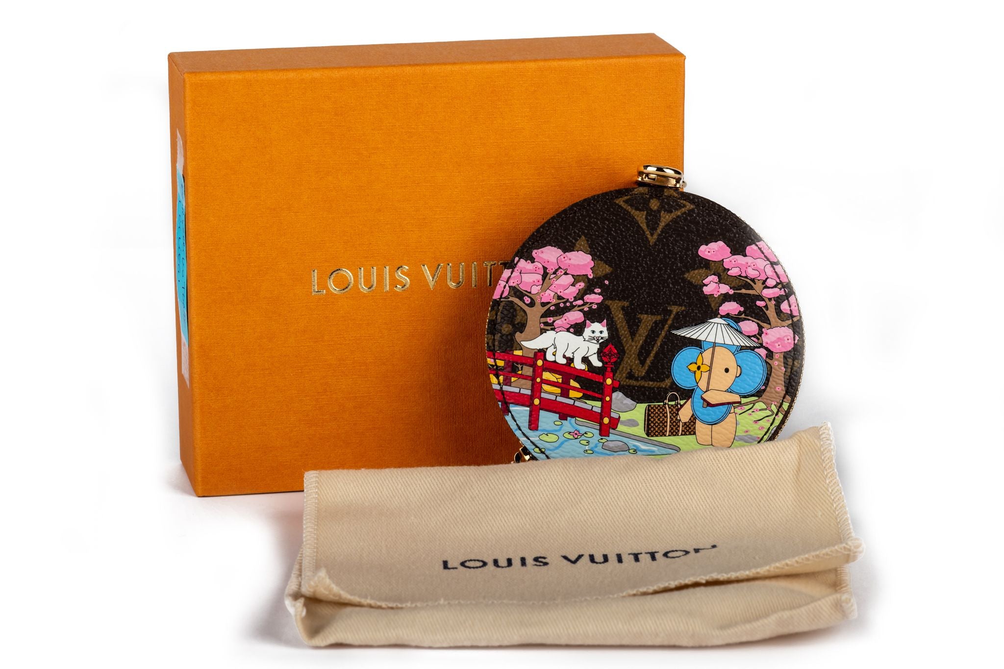 Louis Vuitton 2021 Christmas Monogram Japanese Garden Round Coin