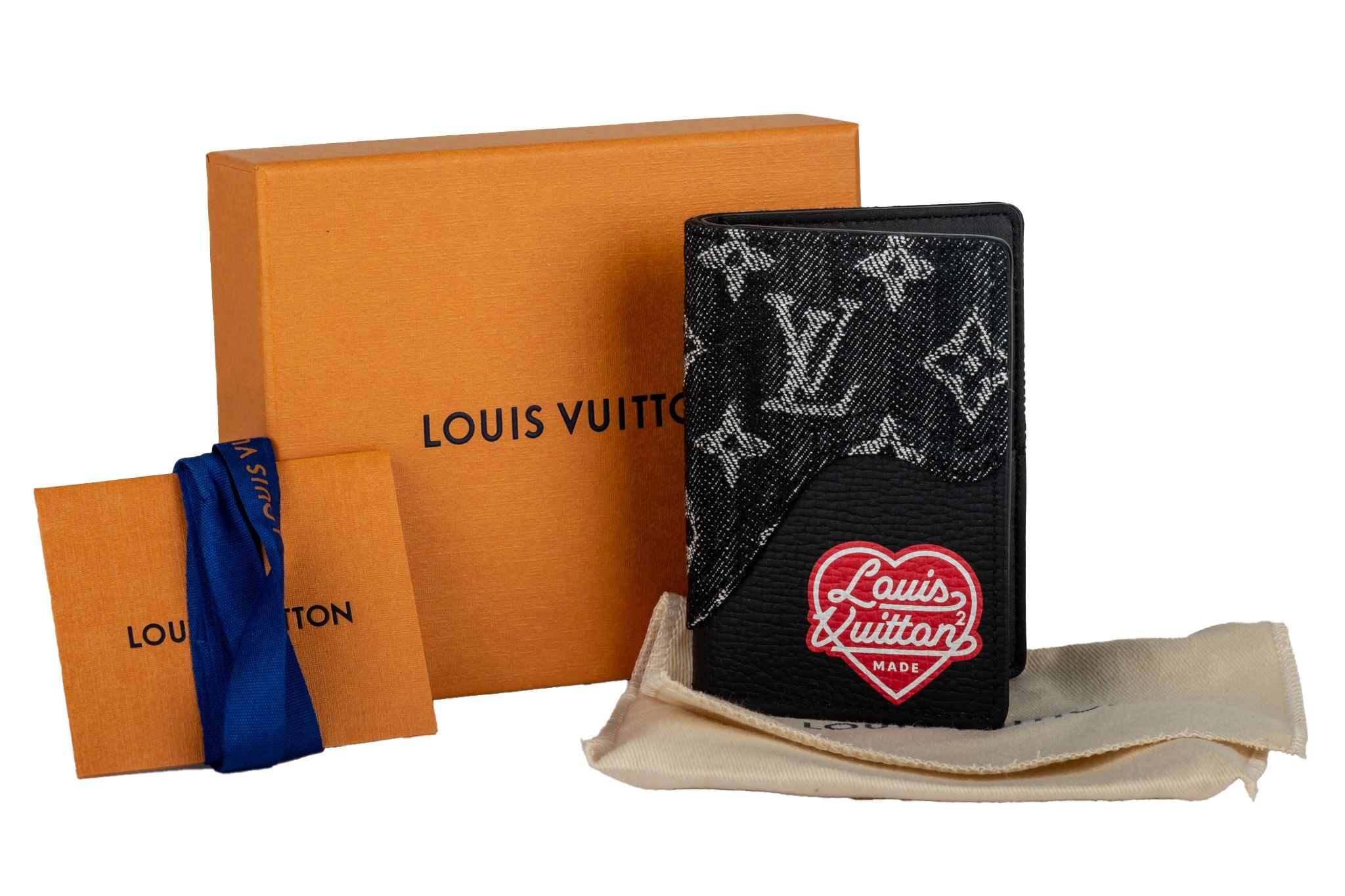 Louis Vuitton x Nigo Pocket Organizer Damier Ebene Giant Brown