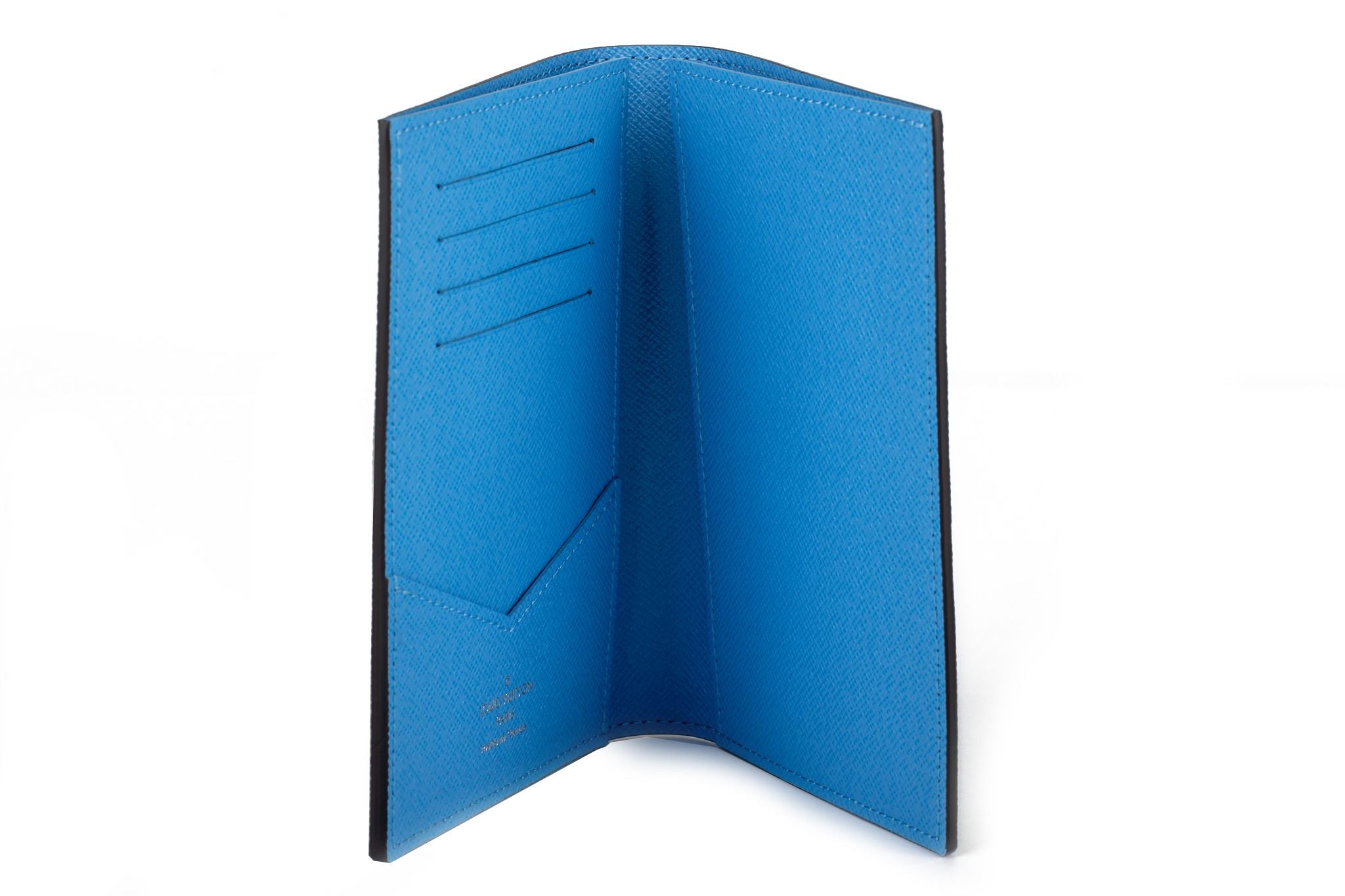 Louis Vuitton Passport Cover Monogram Vivienne Myosotis Blue in