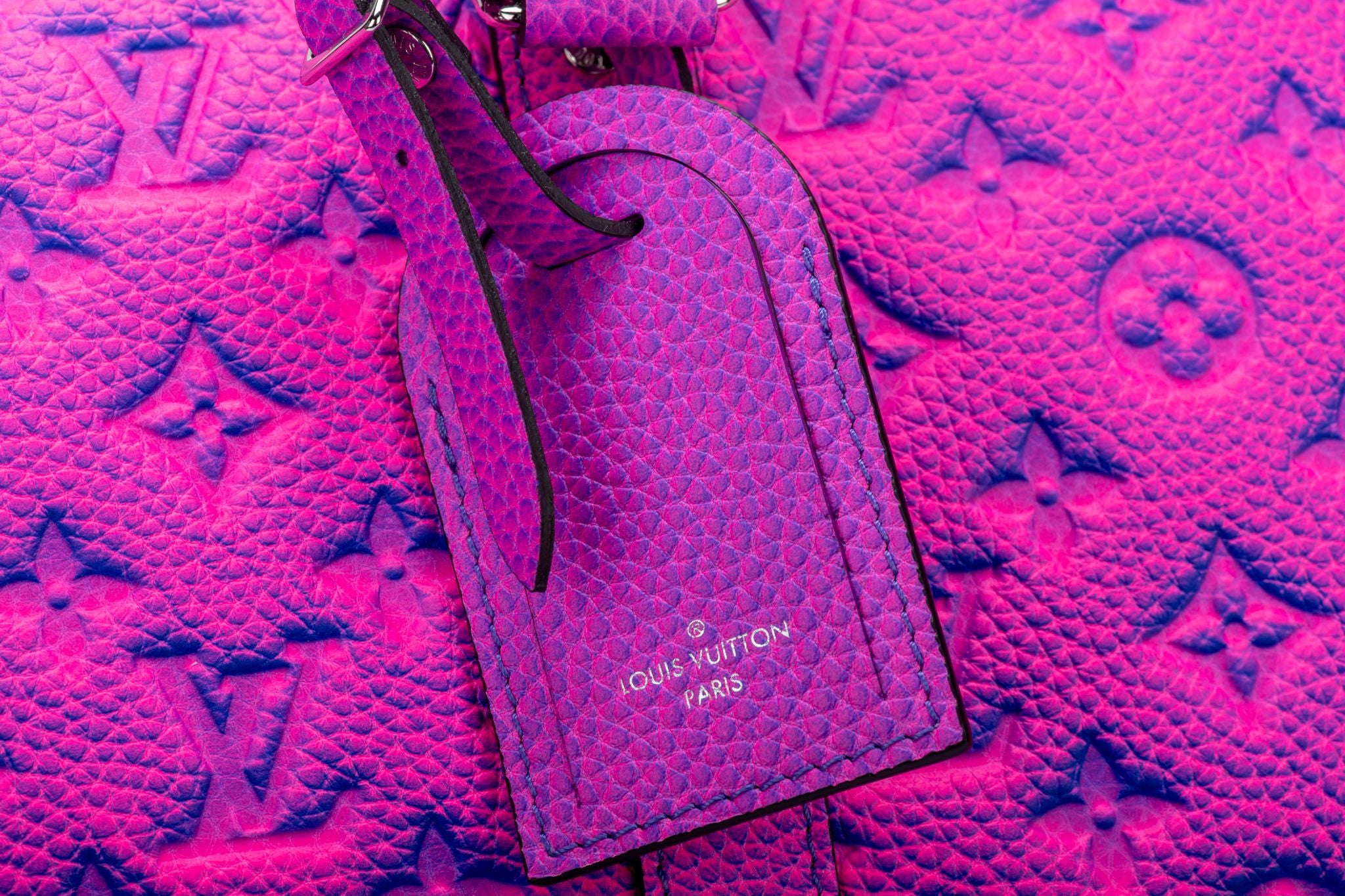 Louis Vuitton Virgil Abloh Illusion Pink Keepall Bandouliere 50