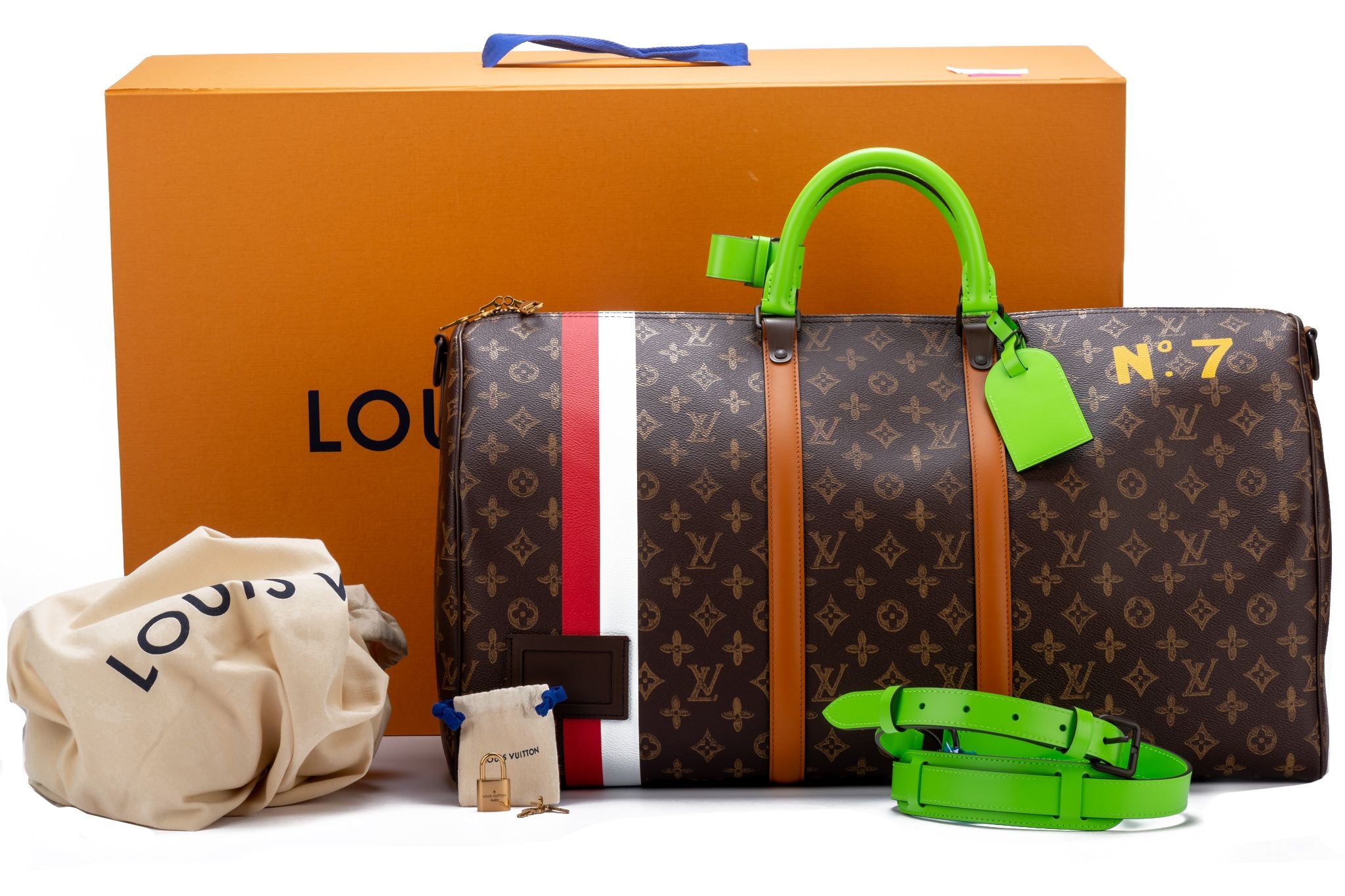 Louis Vuitton | Virgil Abloh Monogram Keepall Bandouliere 50 | M44471