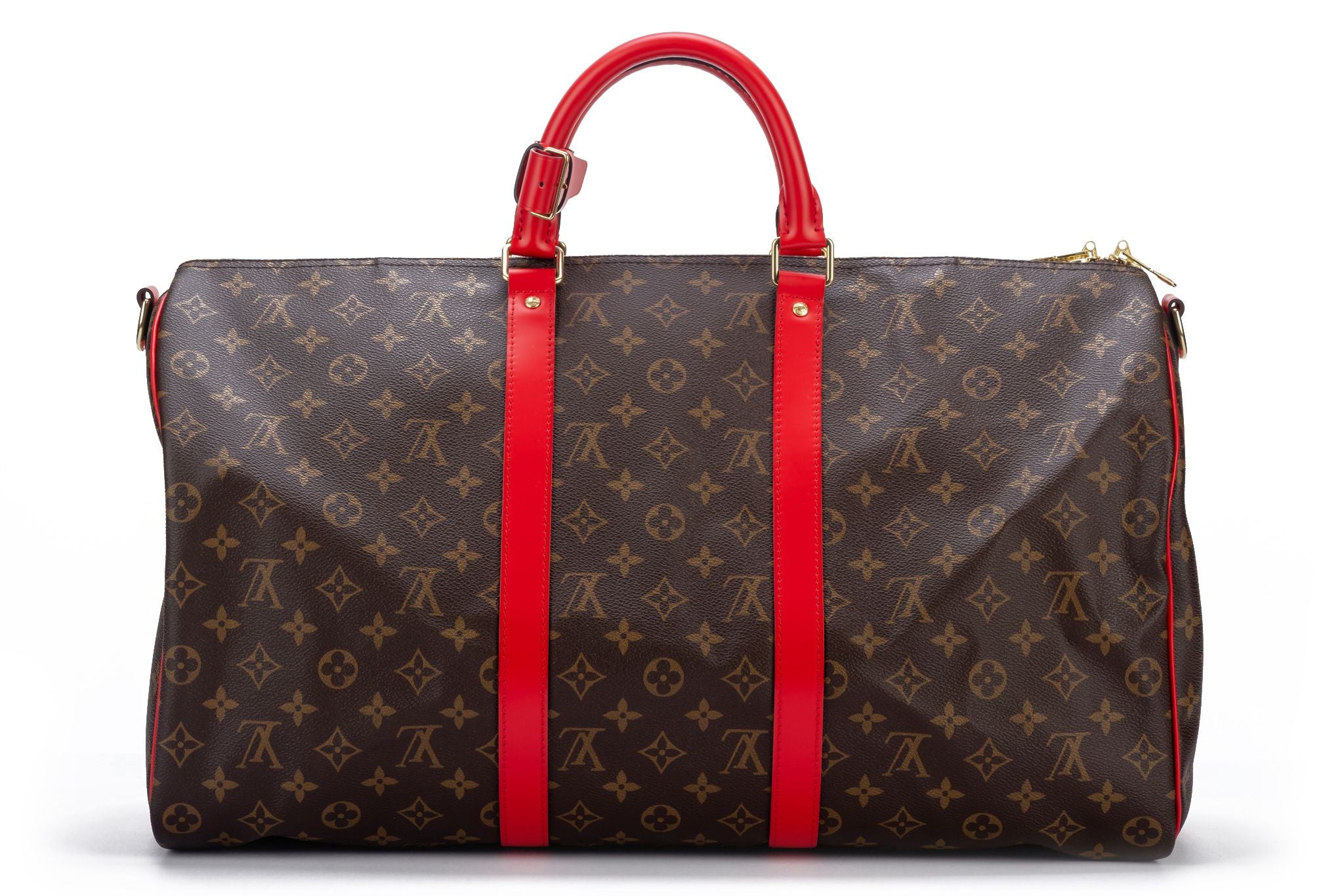 Authentic Louis Vuitton Monogram Keepall Bandouliere 55 – Luxe
