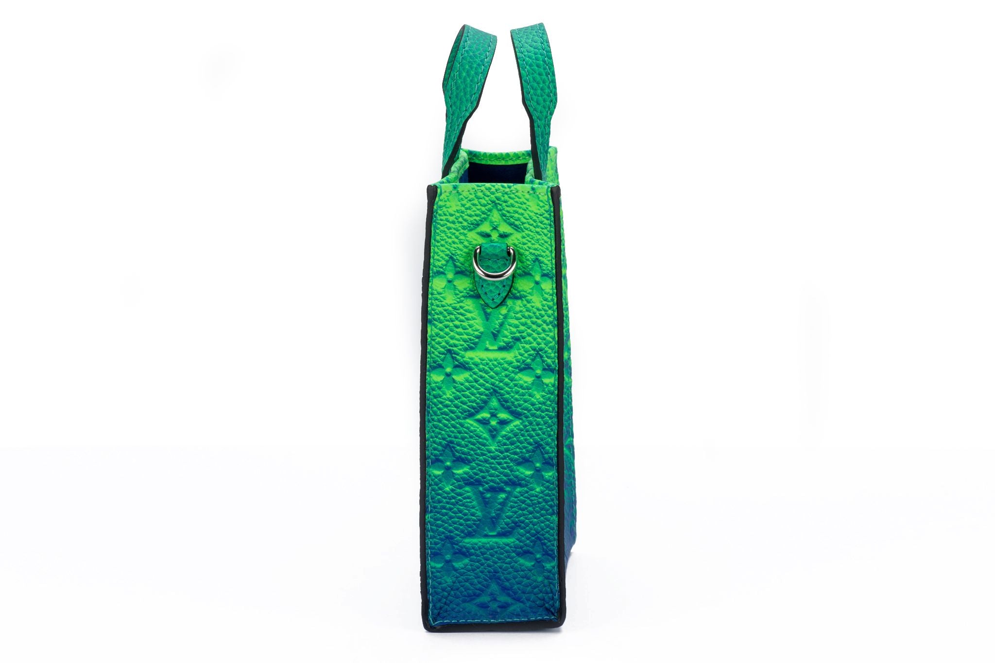 Fashion Bomb Daily - Would you rock the highly coveted green and blue ombré  @louisvuitton mini Sac Plat bag designed by @virgilabloh .Hot! Or Hmm…? *  Want to advertise your #accessories brand