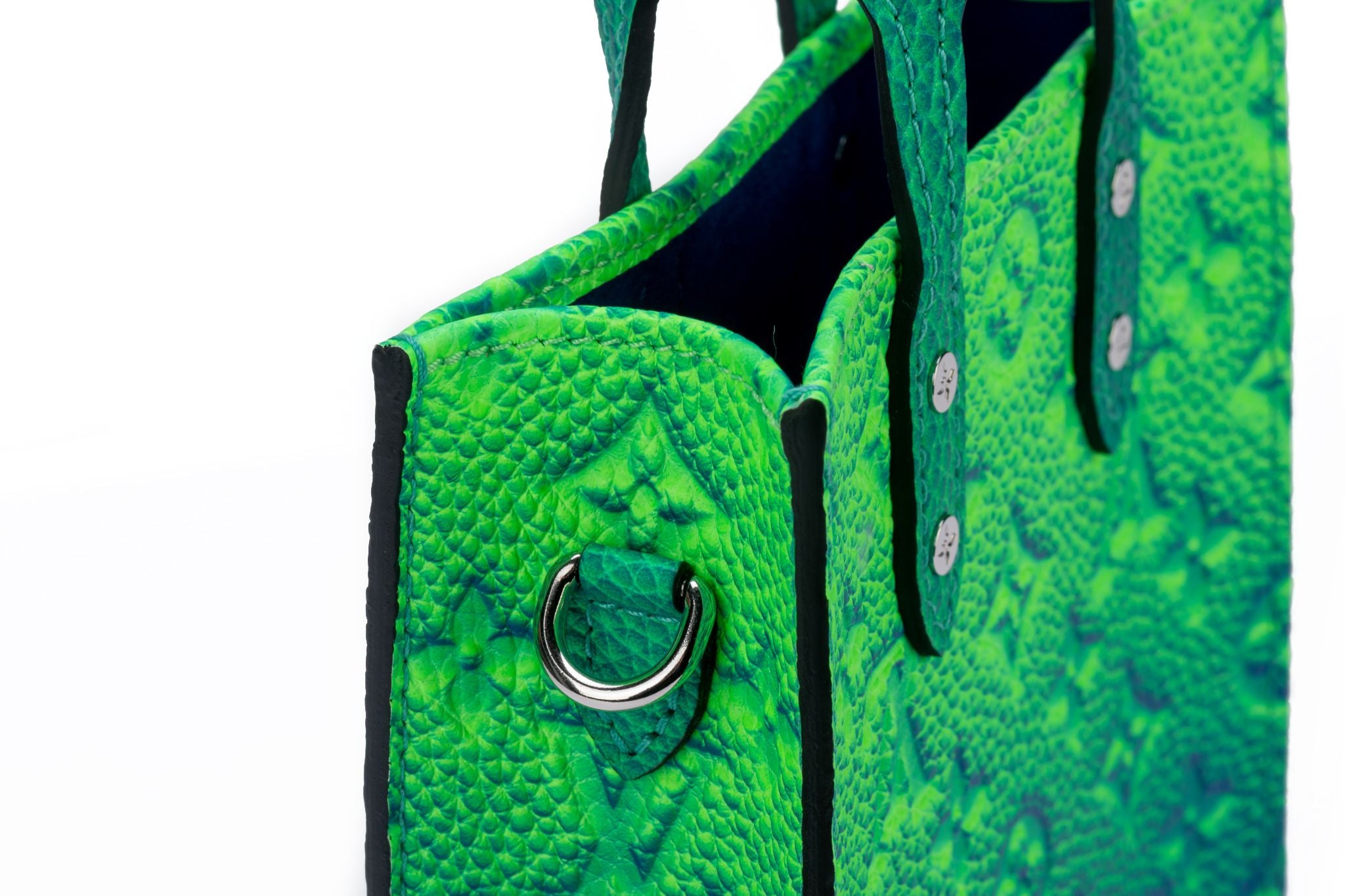 Louis Vuitton SAC PLAT XS GREEN EMBOSSED EMPREINTE VIRGIL ABLOH
