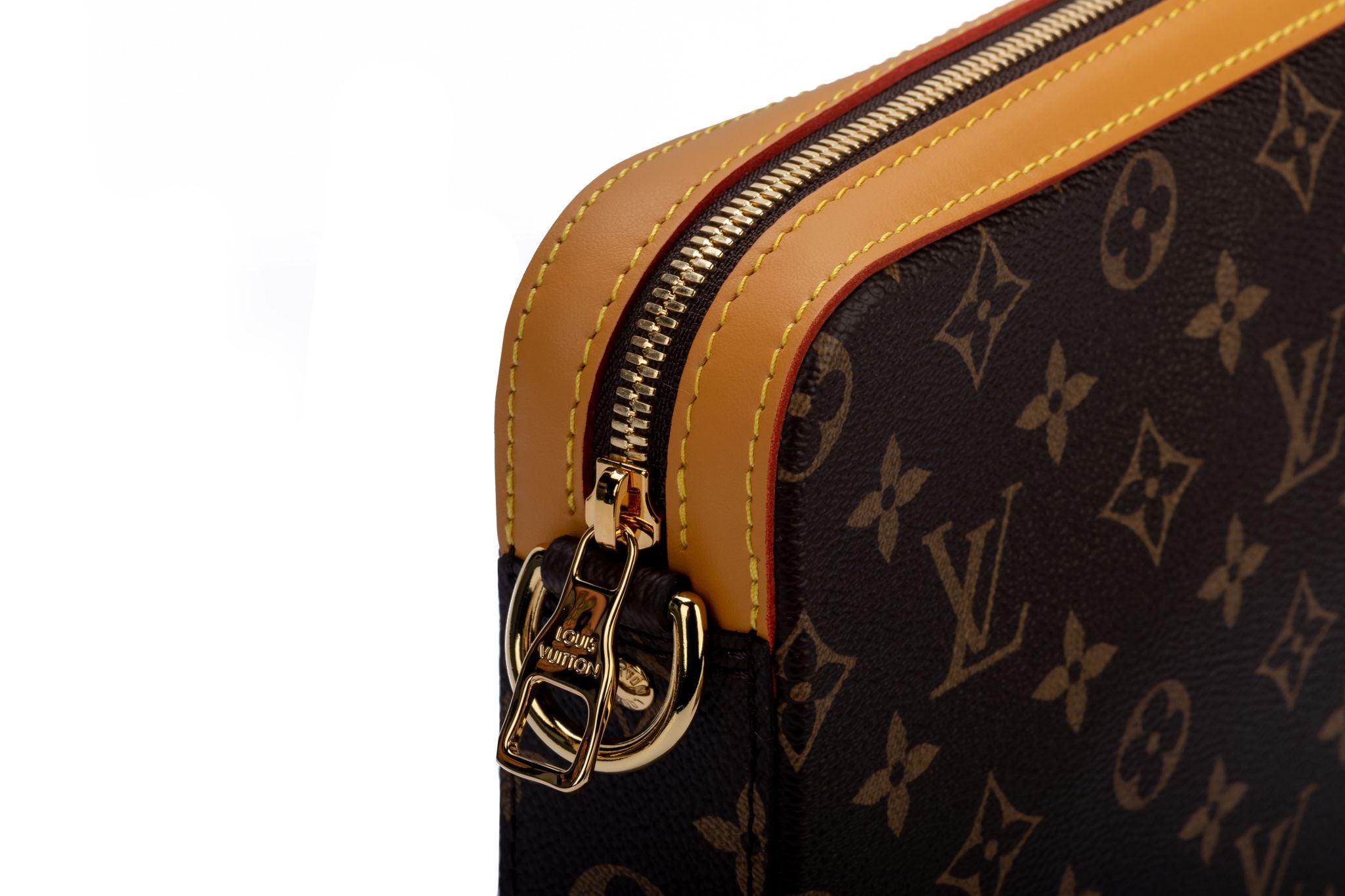 Louis Vuitton Virgil Abloh NIGO Brown Monogram Stripes Coated