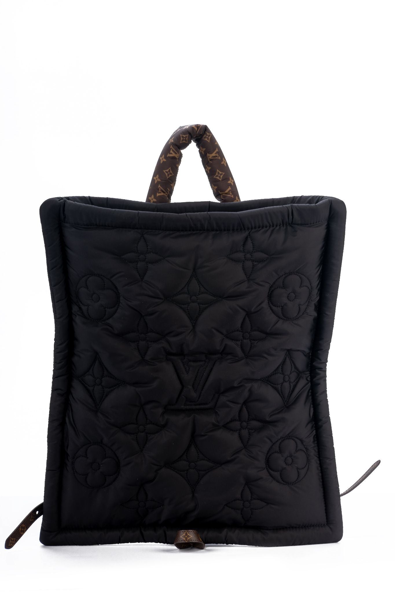 monogram backpack black