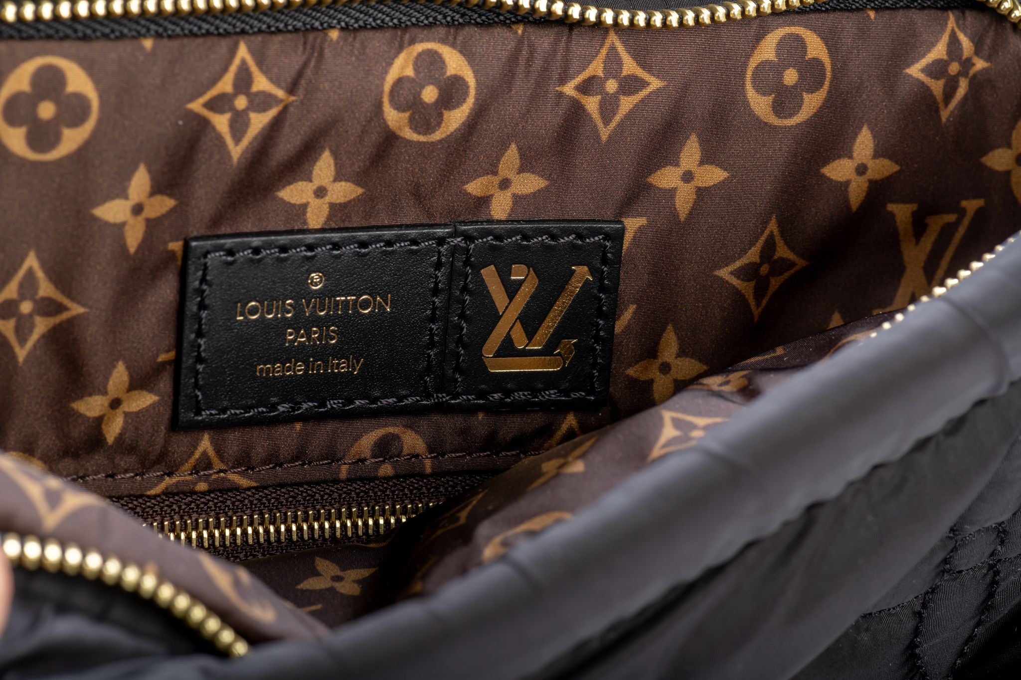 Louis Vuitton Limited Black Puffer Monogram Pillow Backpack (Rare