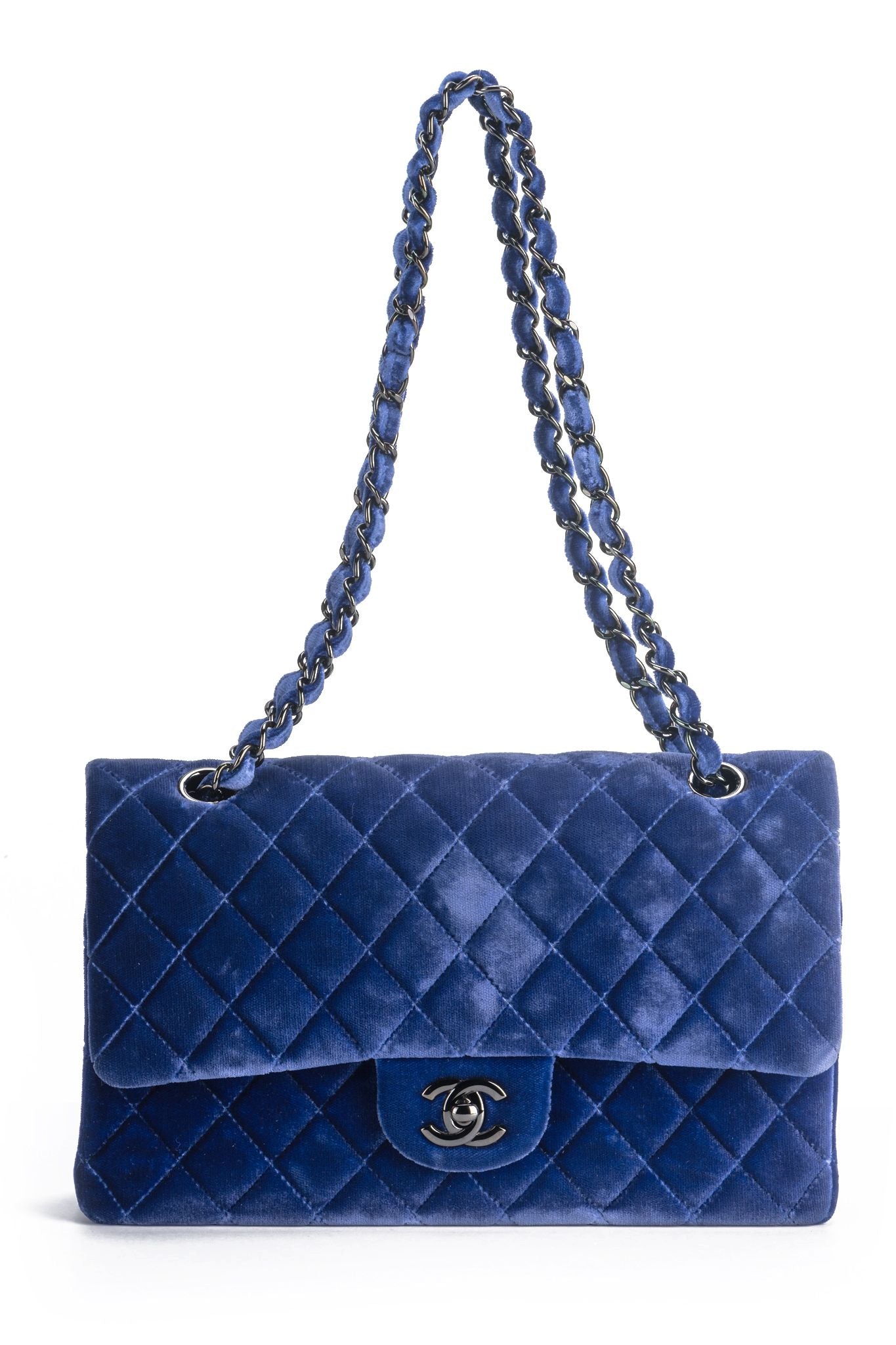 Chanel Classic Handbag, Blue