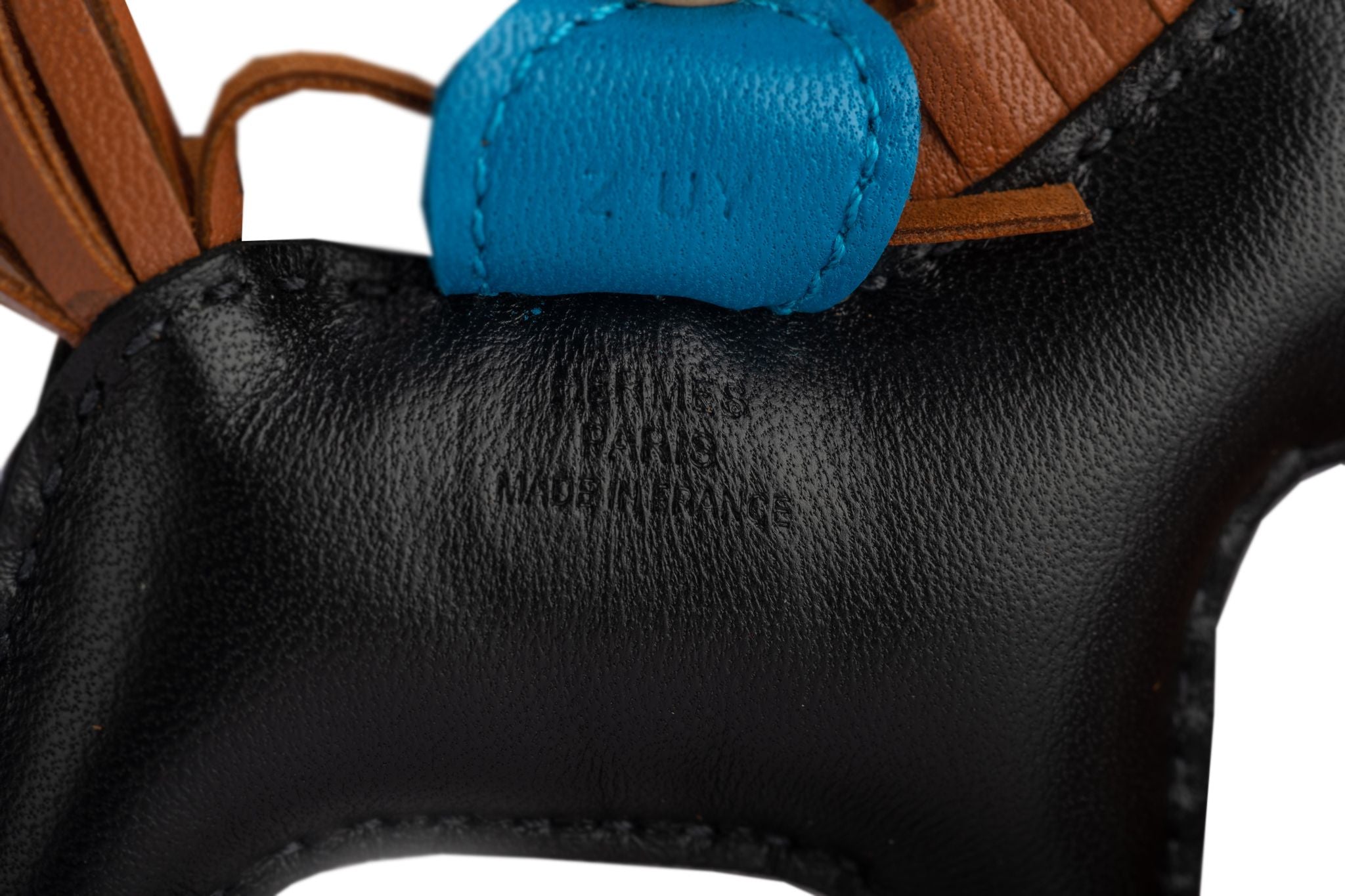 Hermès Black Grigri Rodeo Bag Charm PM