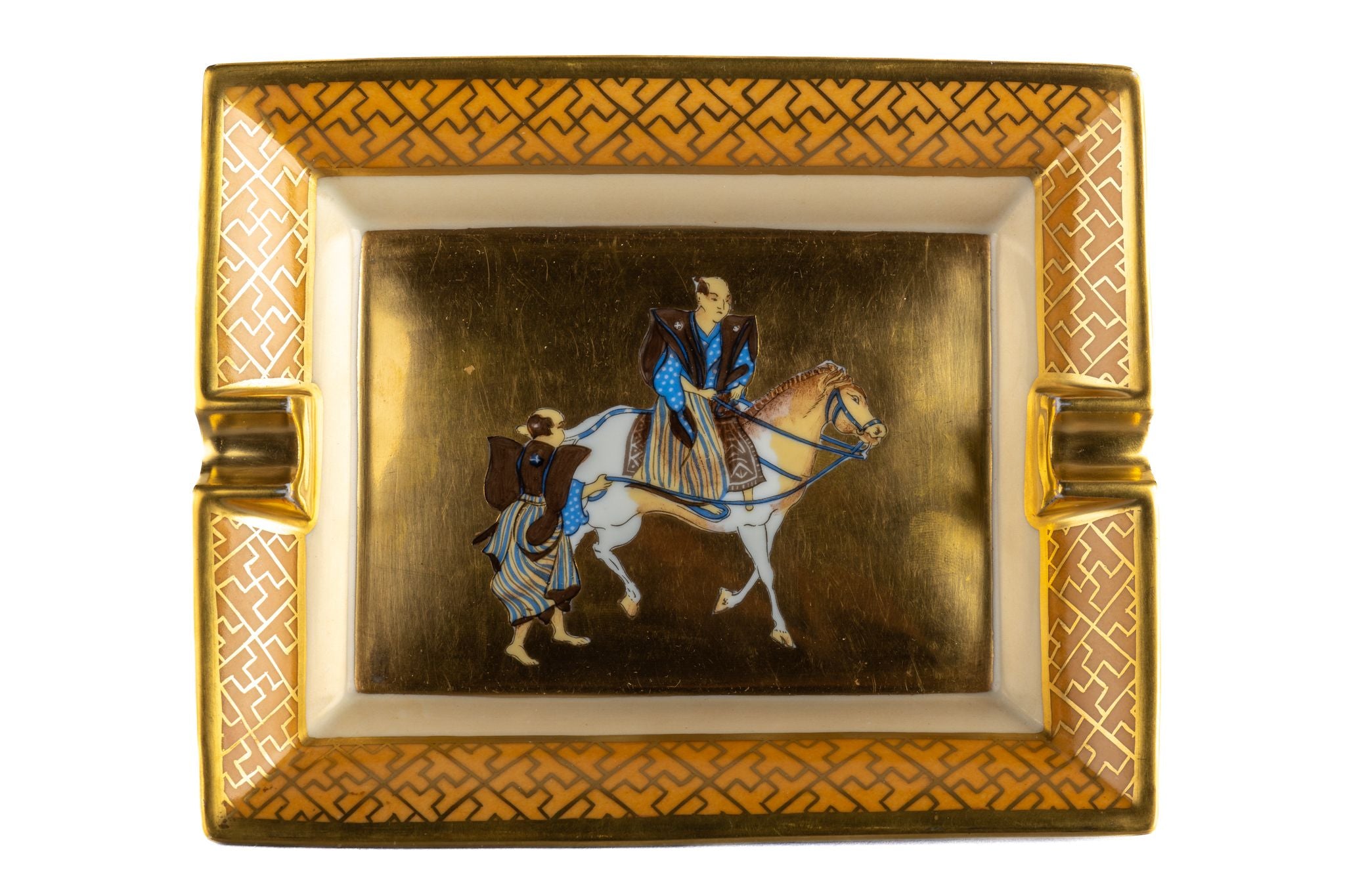 【No.578】エルメス　灰皿　アッシュトレイ　侍　サムライ　武士 No.578】エルメス 灰皿 アッシュトレイ 侍 サムライ 武士 No.578