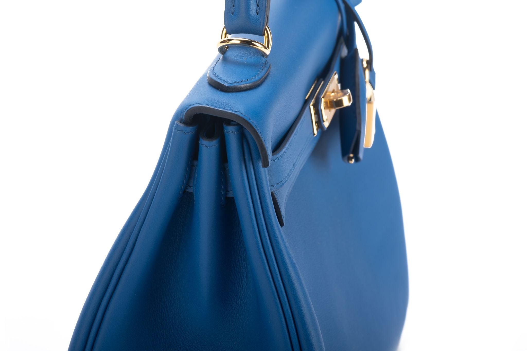 Hermès Ocean Blue Swift Leather 25 cm Kelly