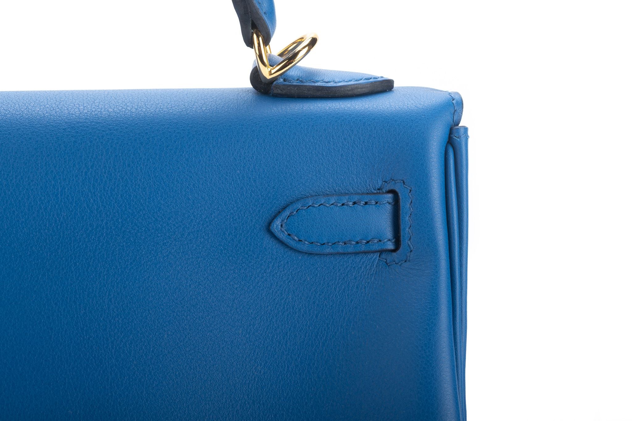 Hermès 2015 Swift Birkin Retourne 25 Blue