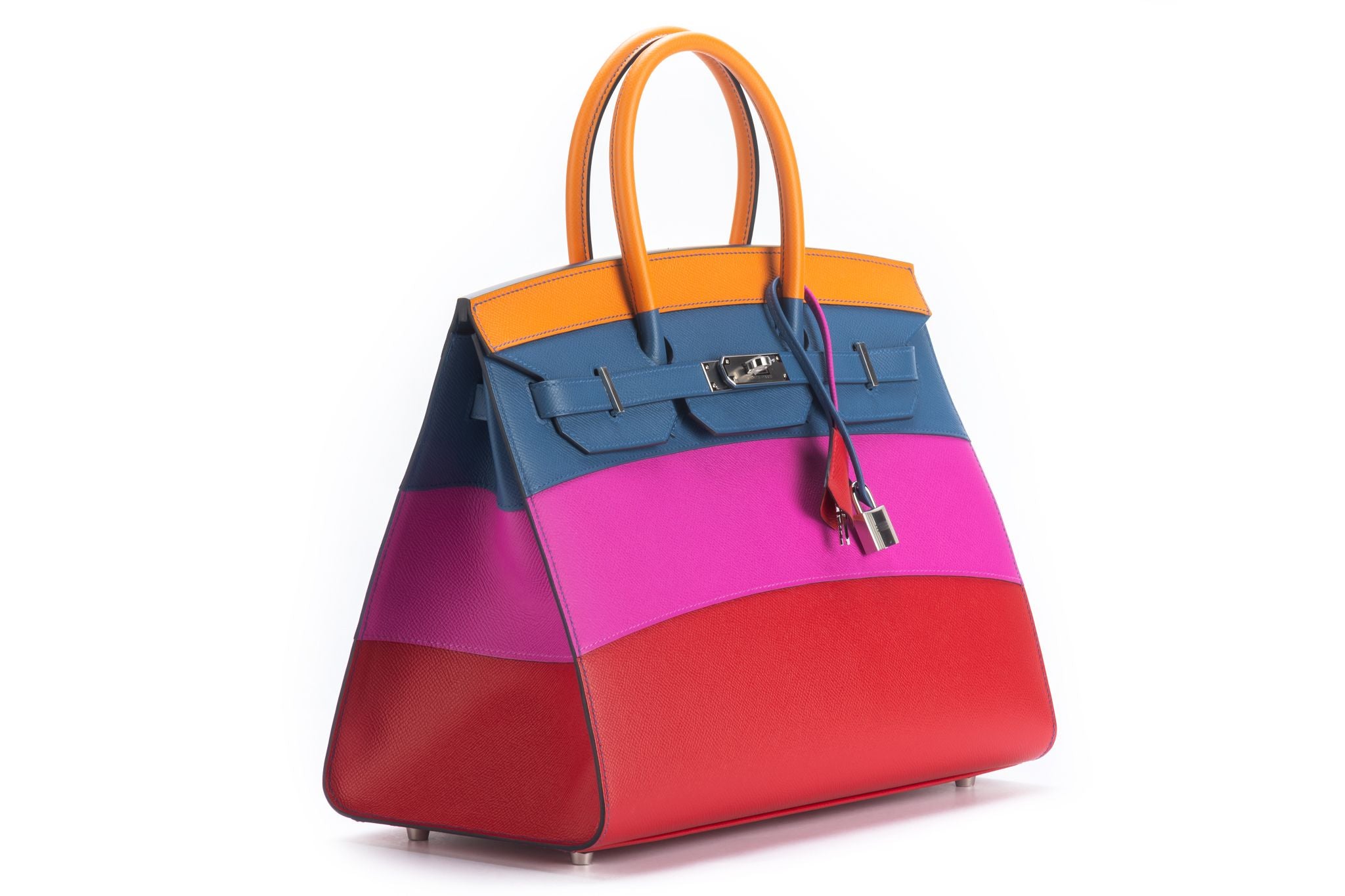 Hermes Sunset Rainbow Sellier Birkin 35 Limited Edition Bag at 1stDibs