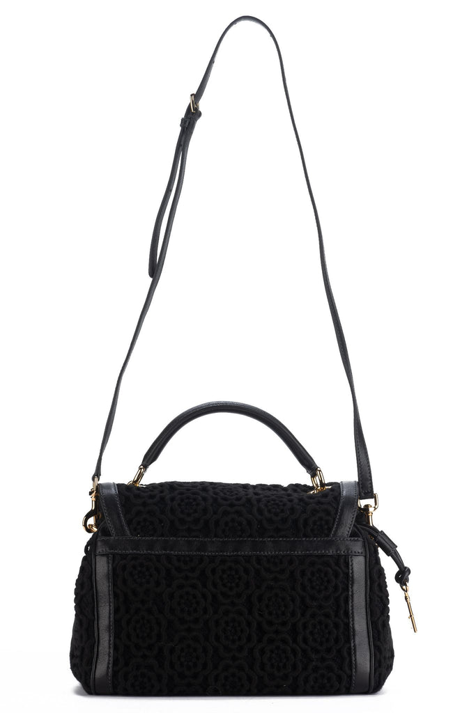 Dolce Gabbana New Black Macrame Bag