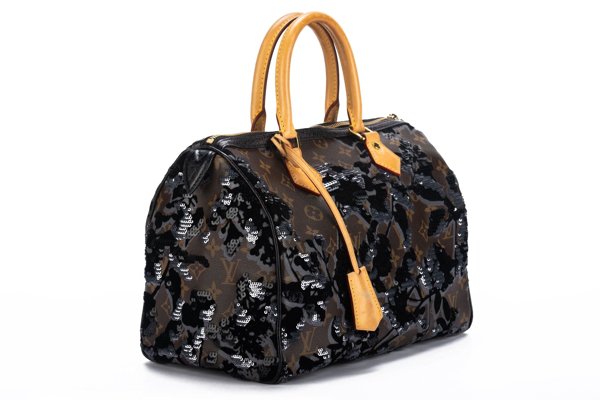 Vuitton Lim.Ed. Black Sequin Speedy Bag - Vintage Lux
